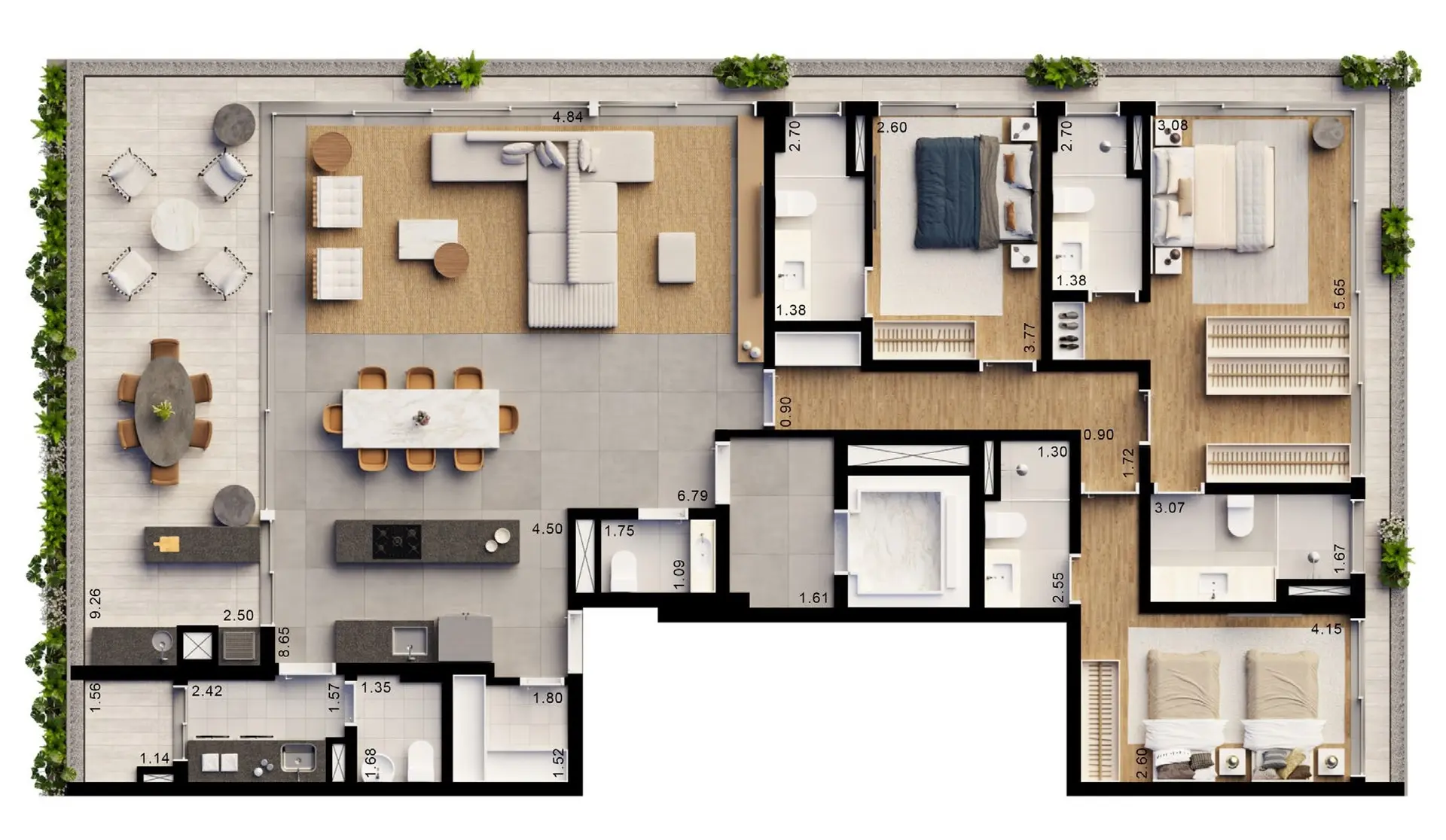 Planta 3 – Alter Alto de Pinheiros
