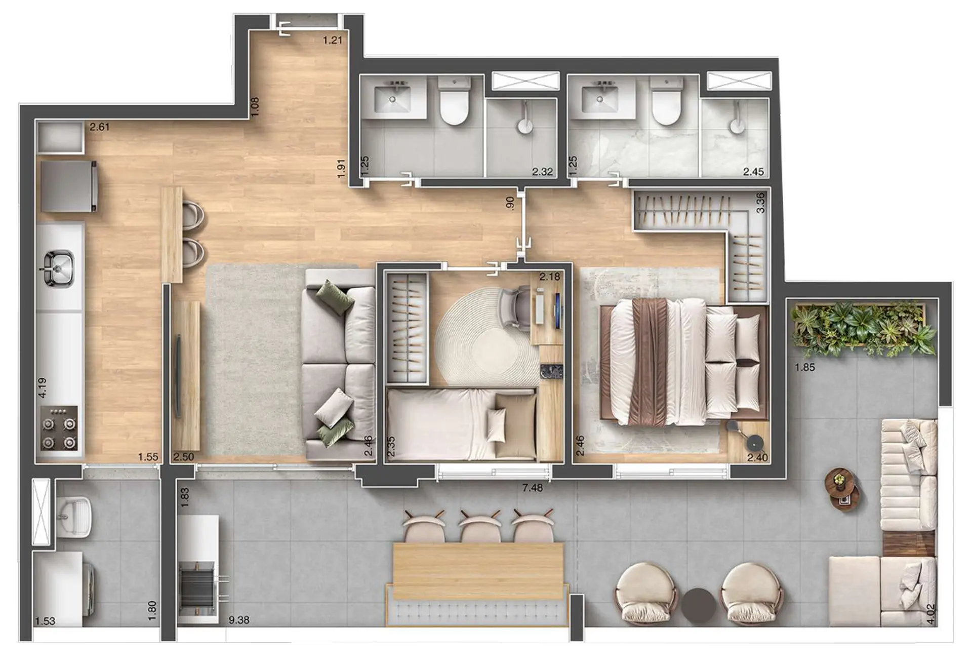 Planta 4 – Arch Nazaré Residence