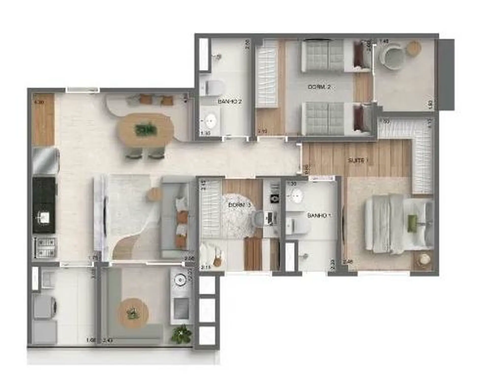 Planta 1 – Autoria Mac