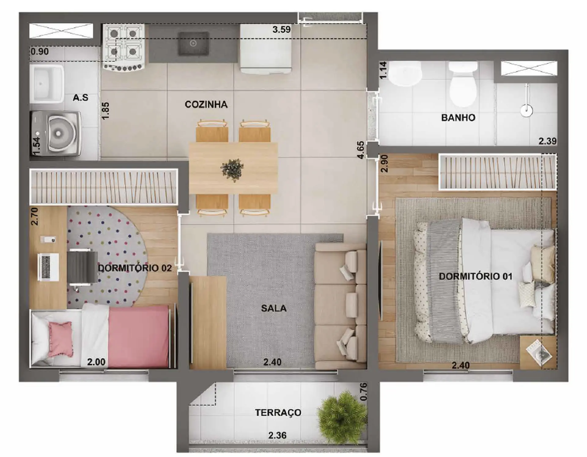 Planta 2 – Barra Funda 900