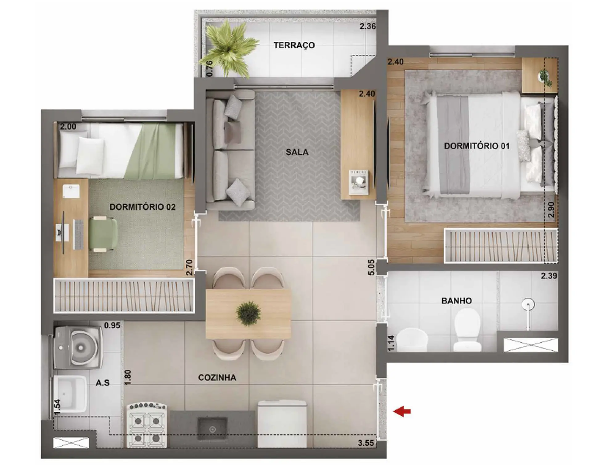 Planta 3 – Barra Funda 900