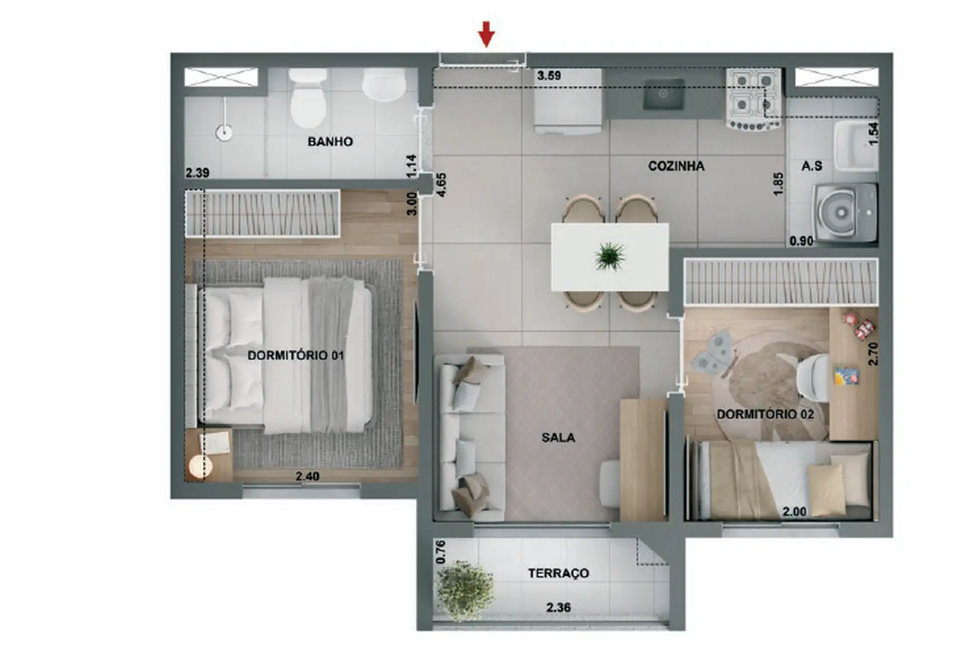 Planta 3 – Barra Funda 930