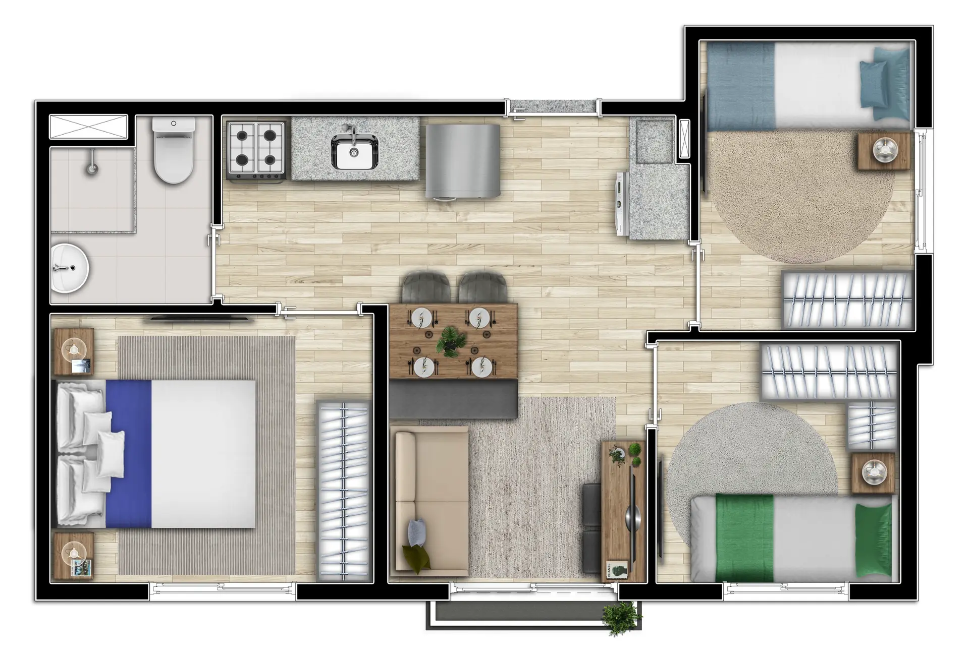 Planta 1 – Bem Viver Angélica