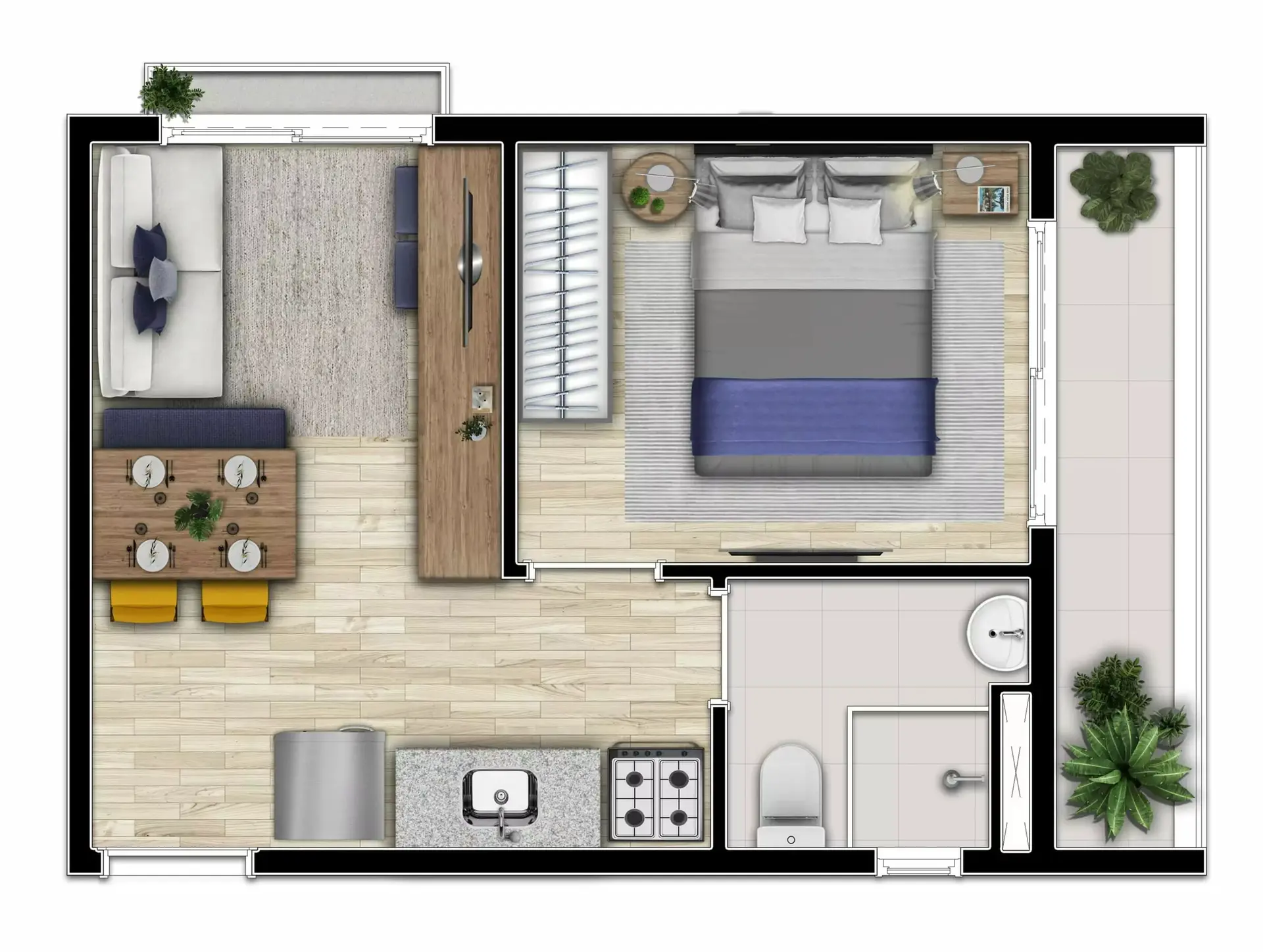 Planta 4 – Bem Viver Barão de Limeira