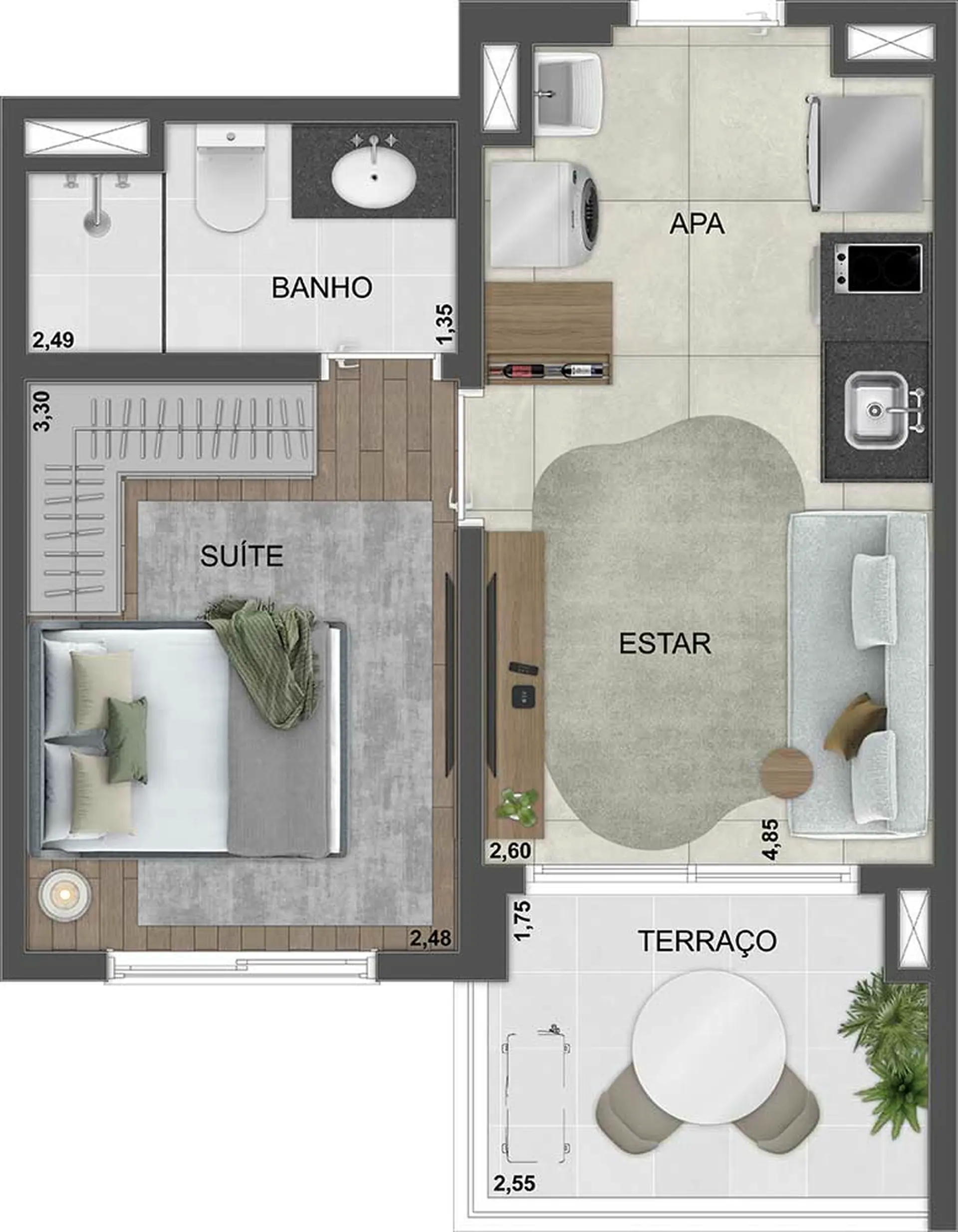 Planta 3 – Blue Marine Home Resort