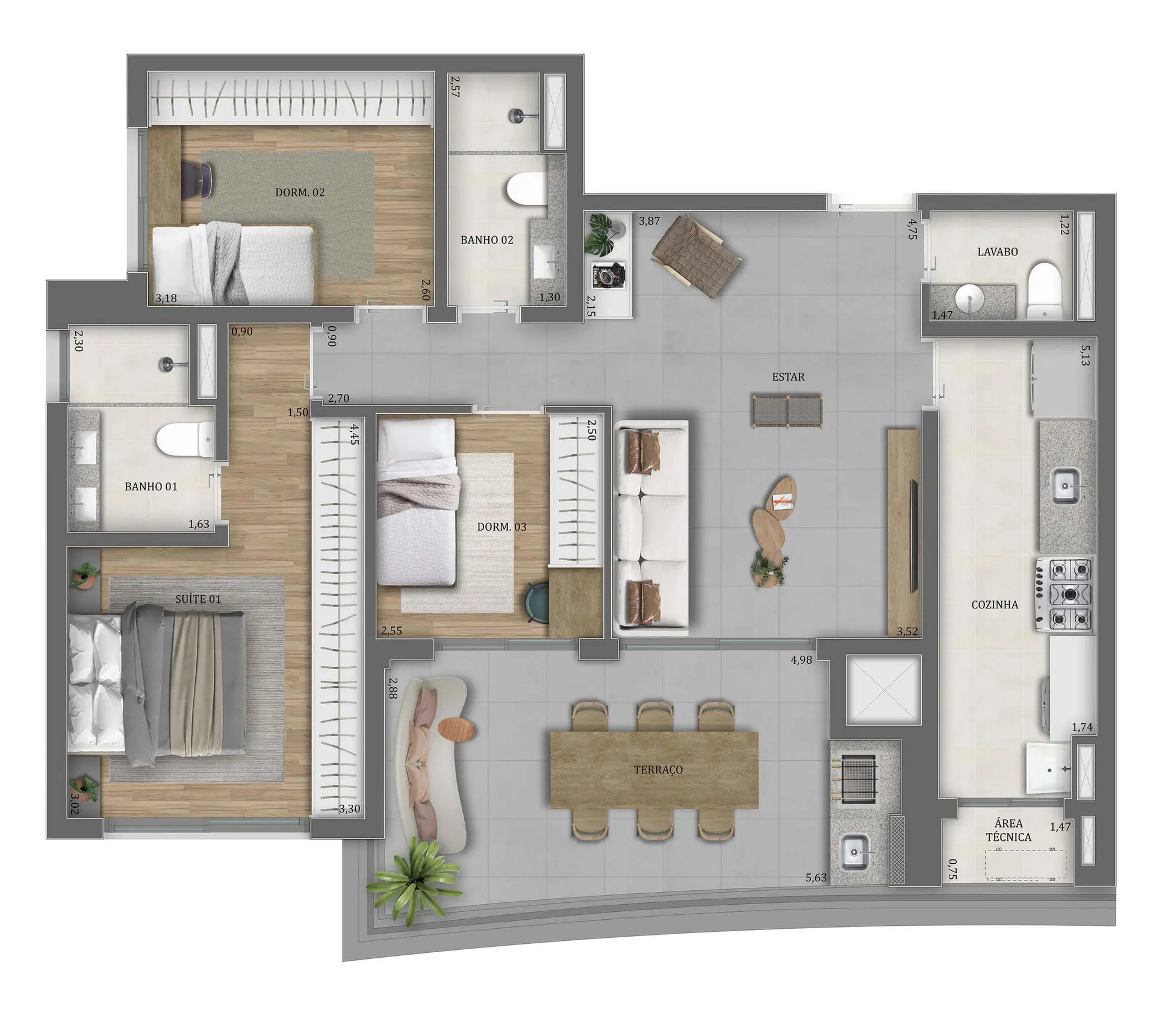 Planta 2 – Bosque Pitangueiras