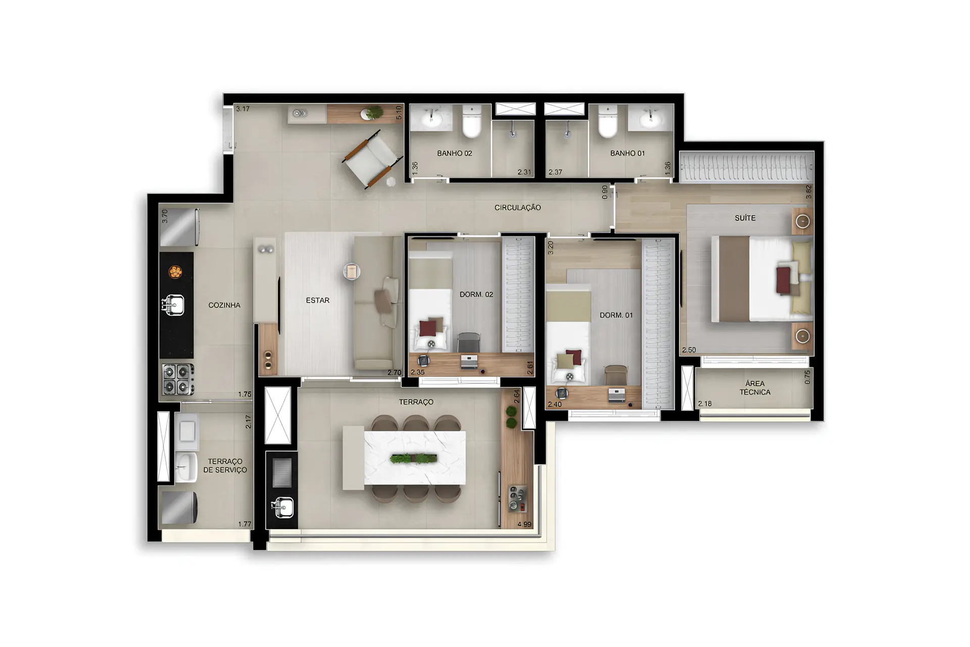 Planta 4 – Bosque Santa Cruz