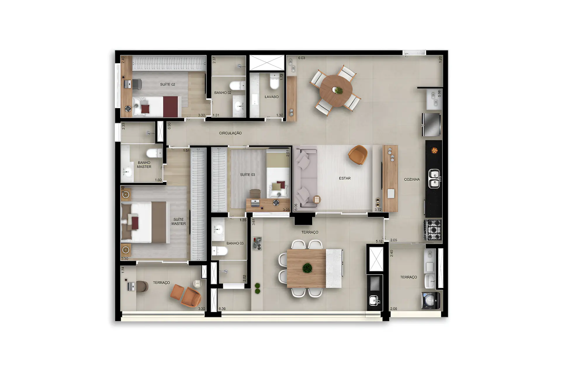 Planta 3 – Bosque Santa Cruz