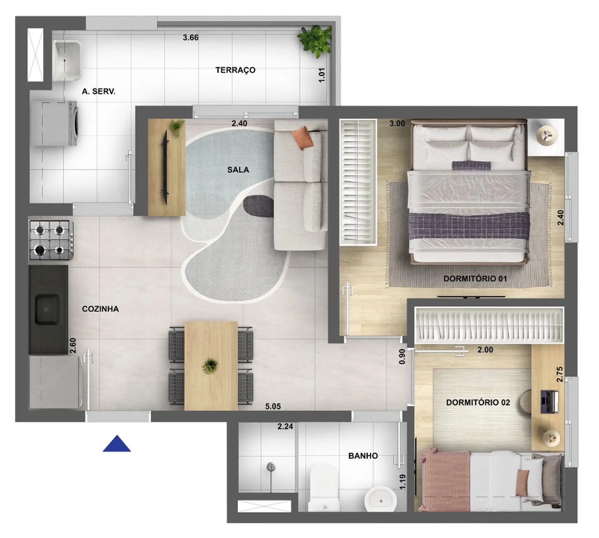 Planta 2 – Bosque da Barra