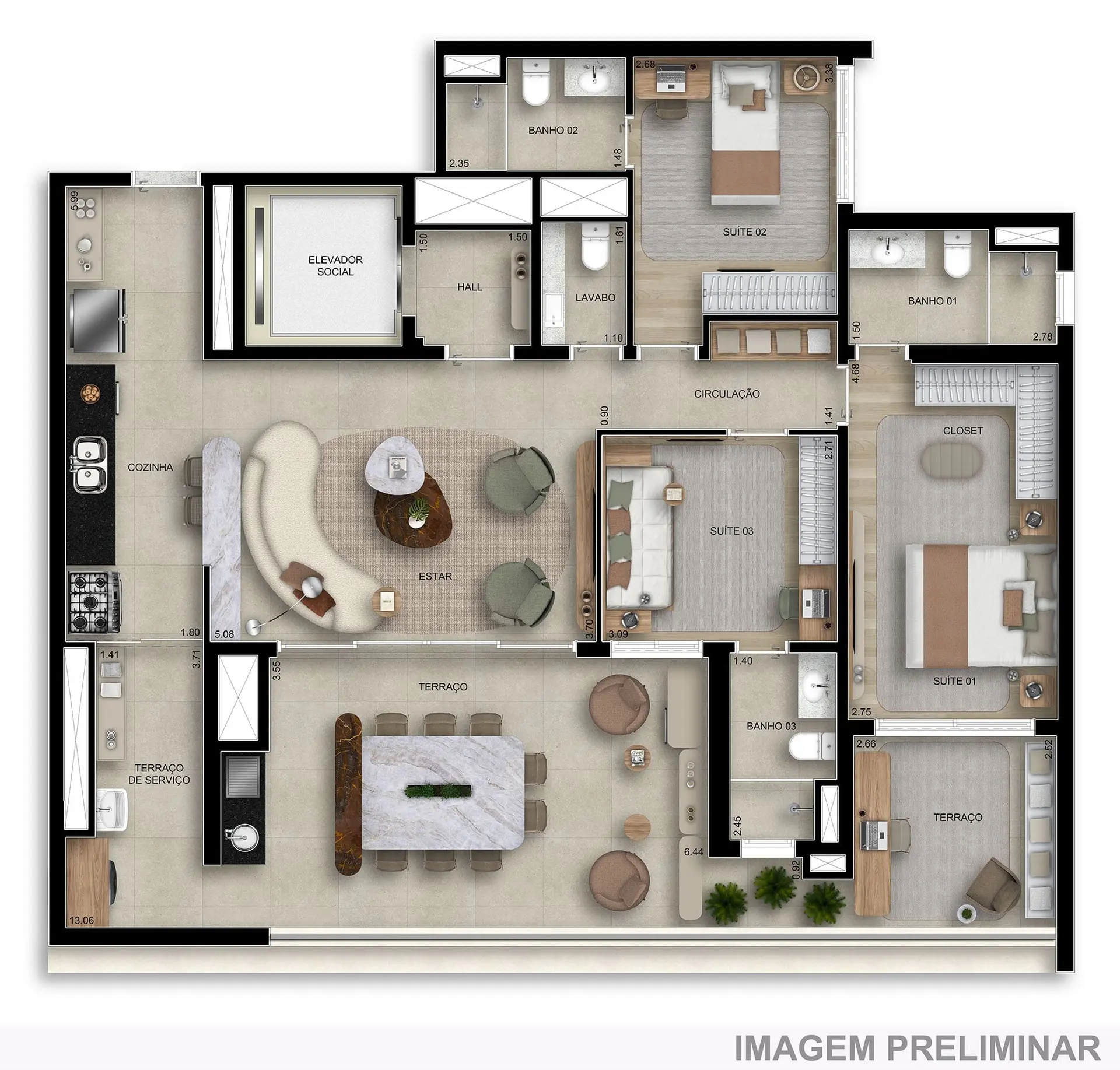 Planta 1 – BoulevarDiálogo Butantã