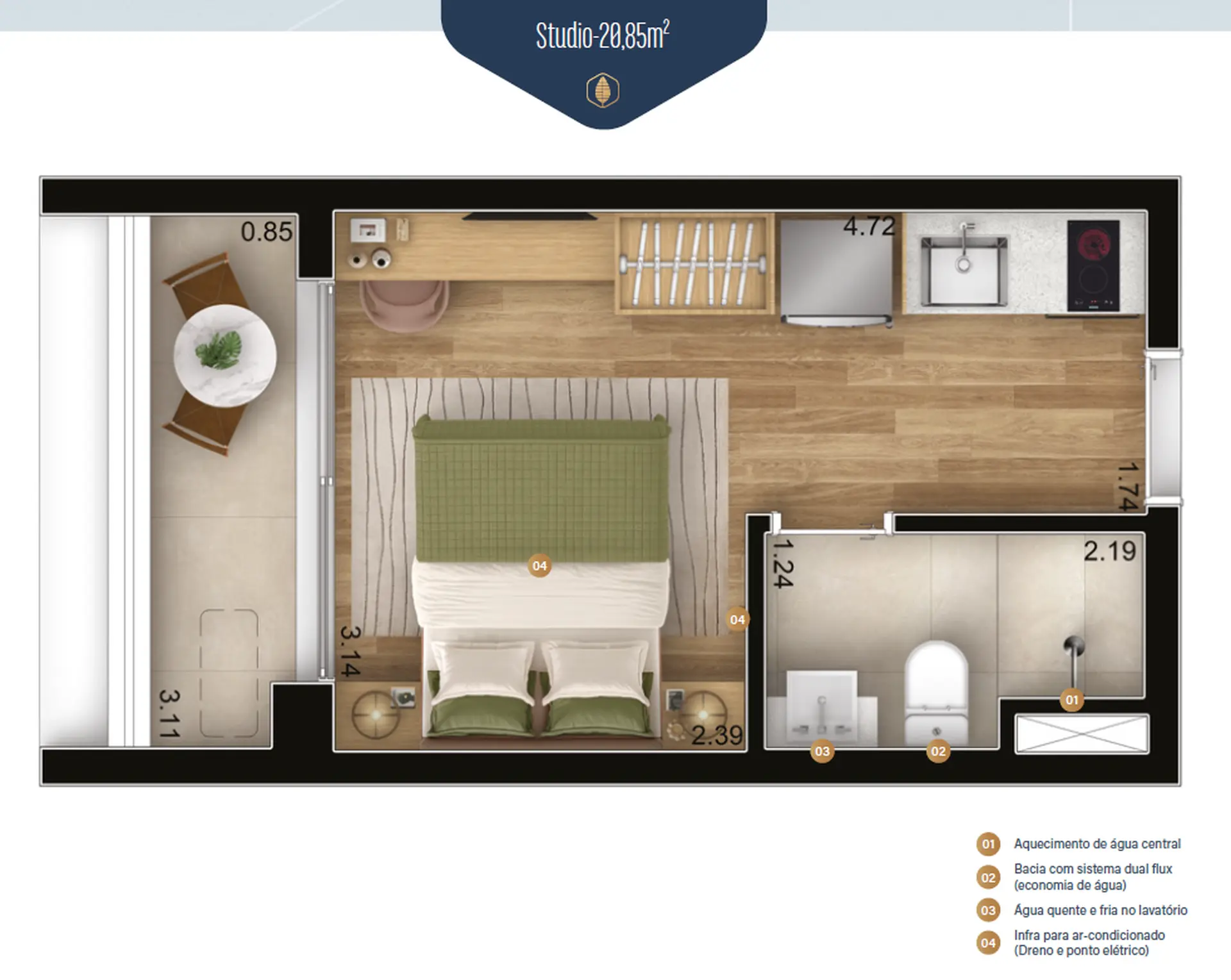 Planta 4 – Boulevard Brooklin