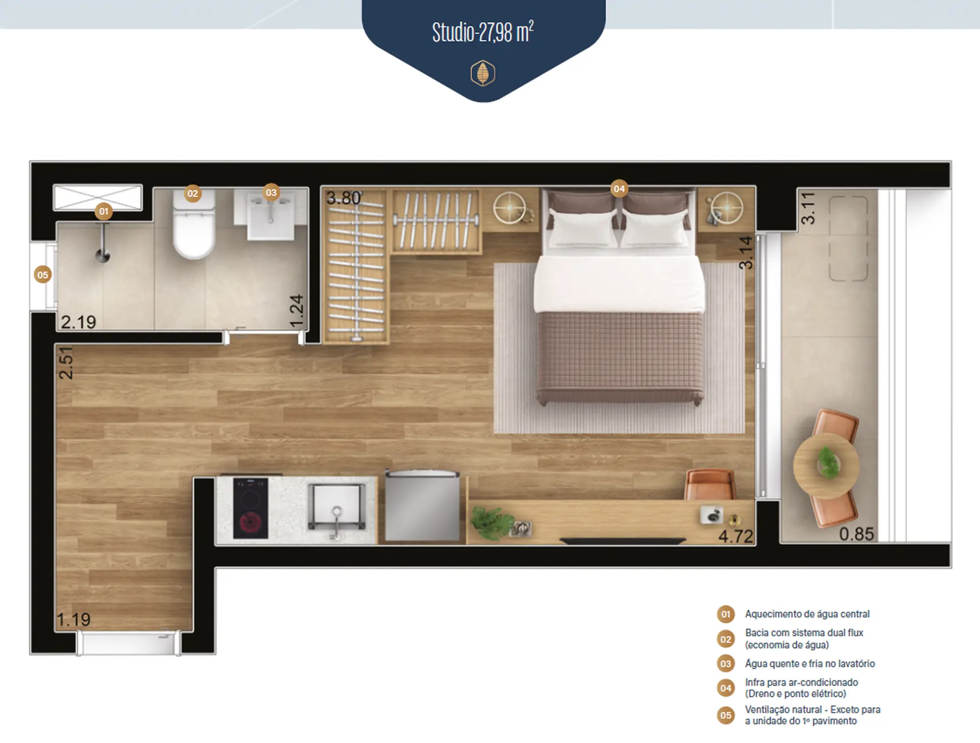 Planta 3 – Boulevard Brooklin