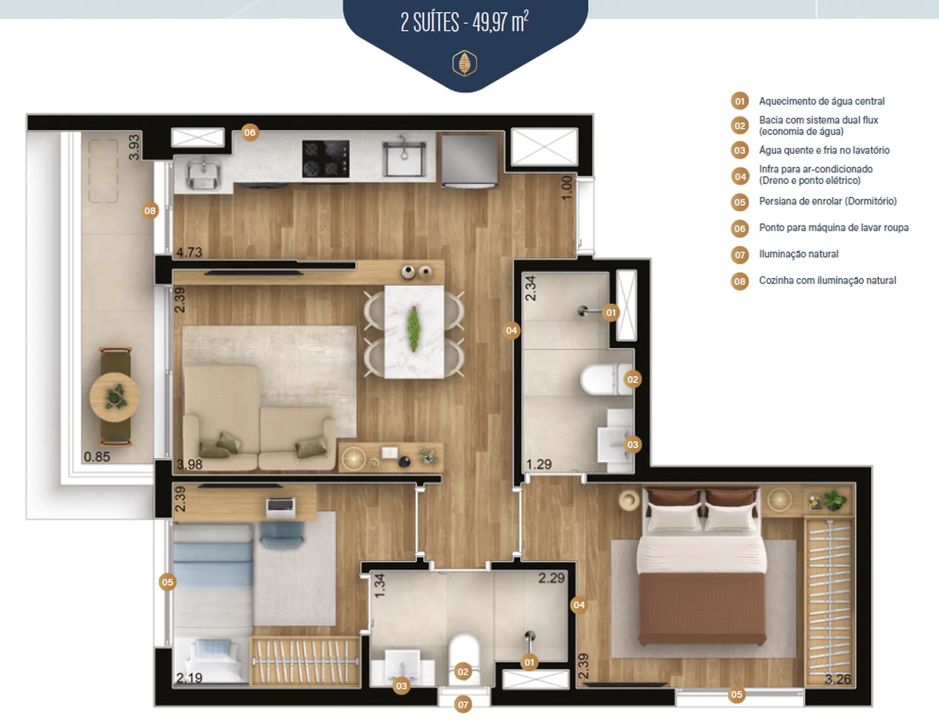 Planta 2 – Boulevard Brooklin