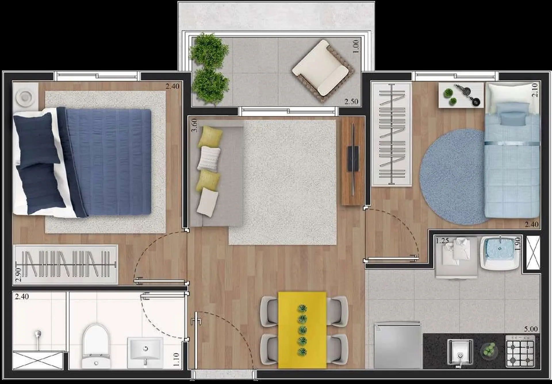 Planta 3 – Brise Mascote