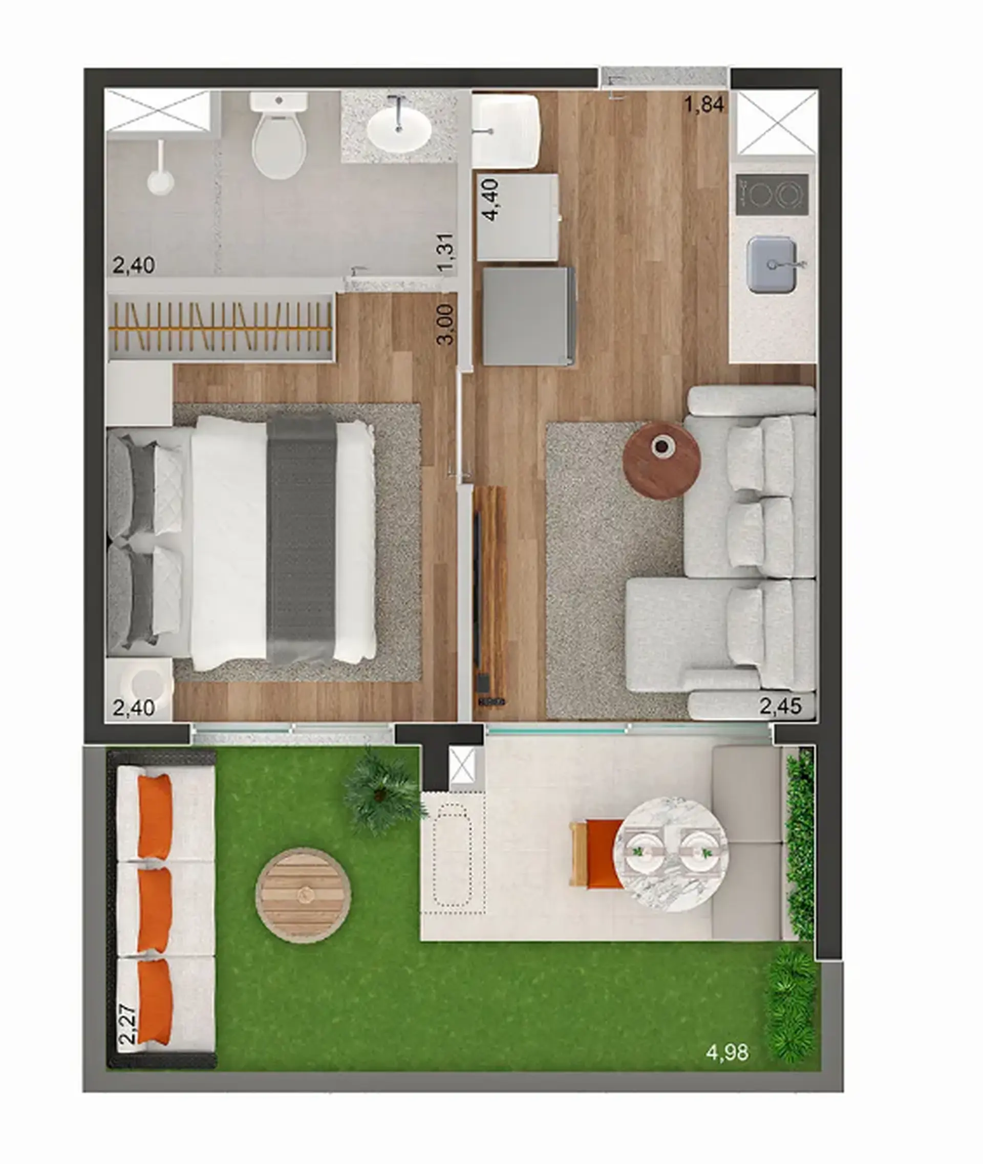 Planta 2 – Brooklin Sky Home Tower