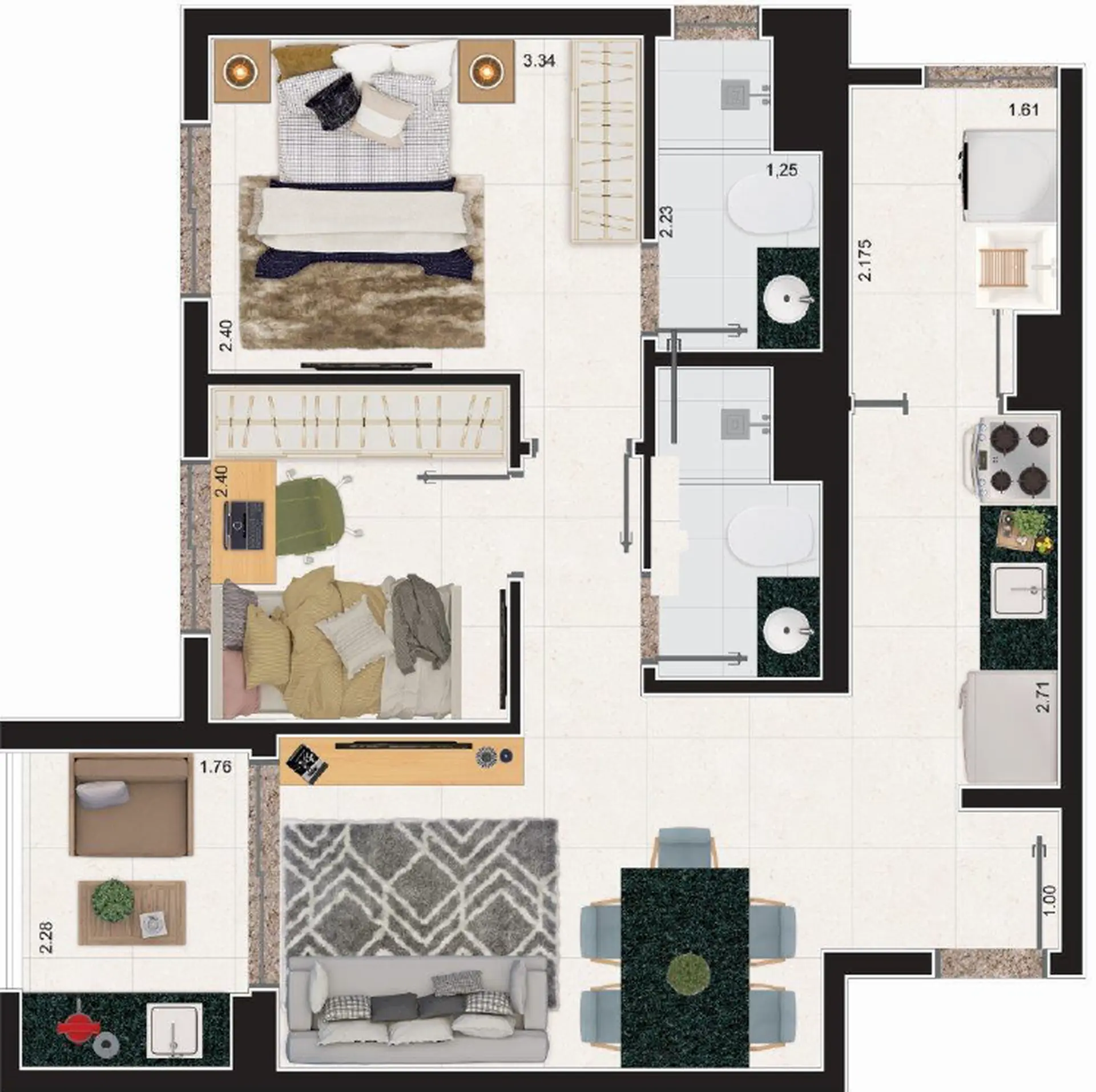Planta 1 – Caativa