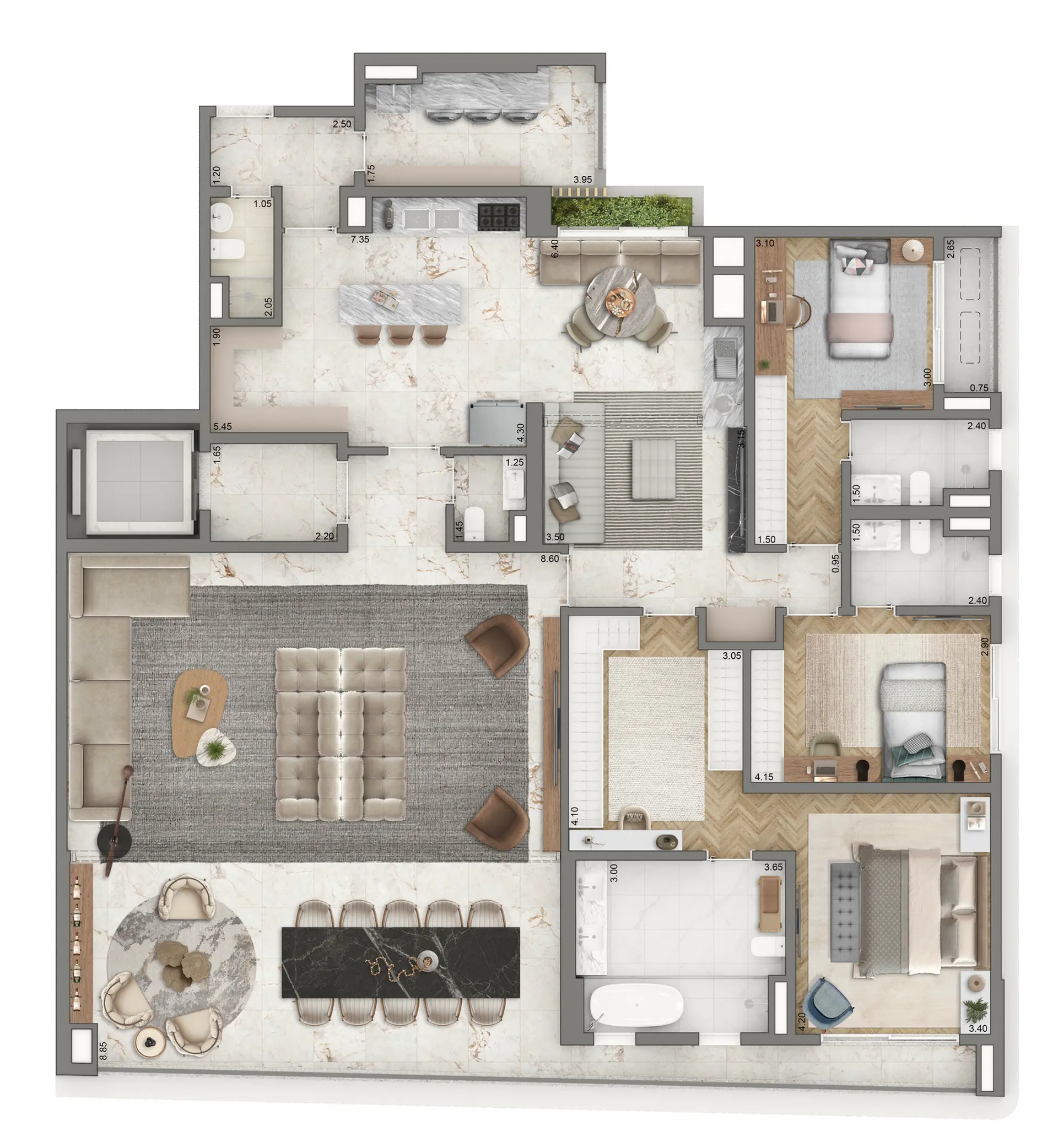 Planta 1 – Casa Senses