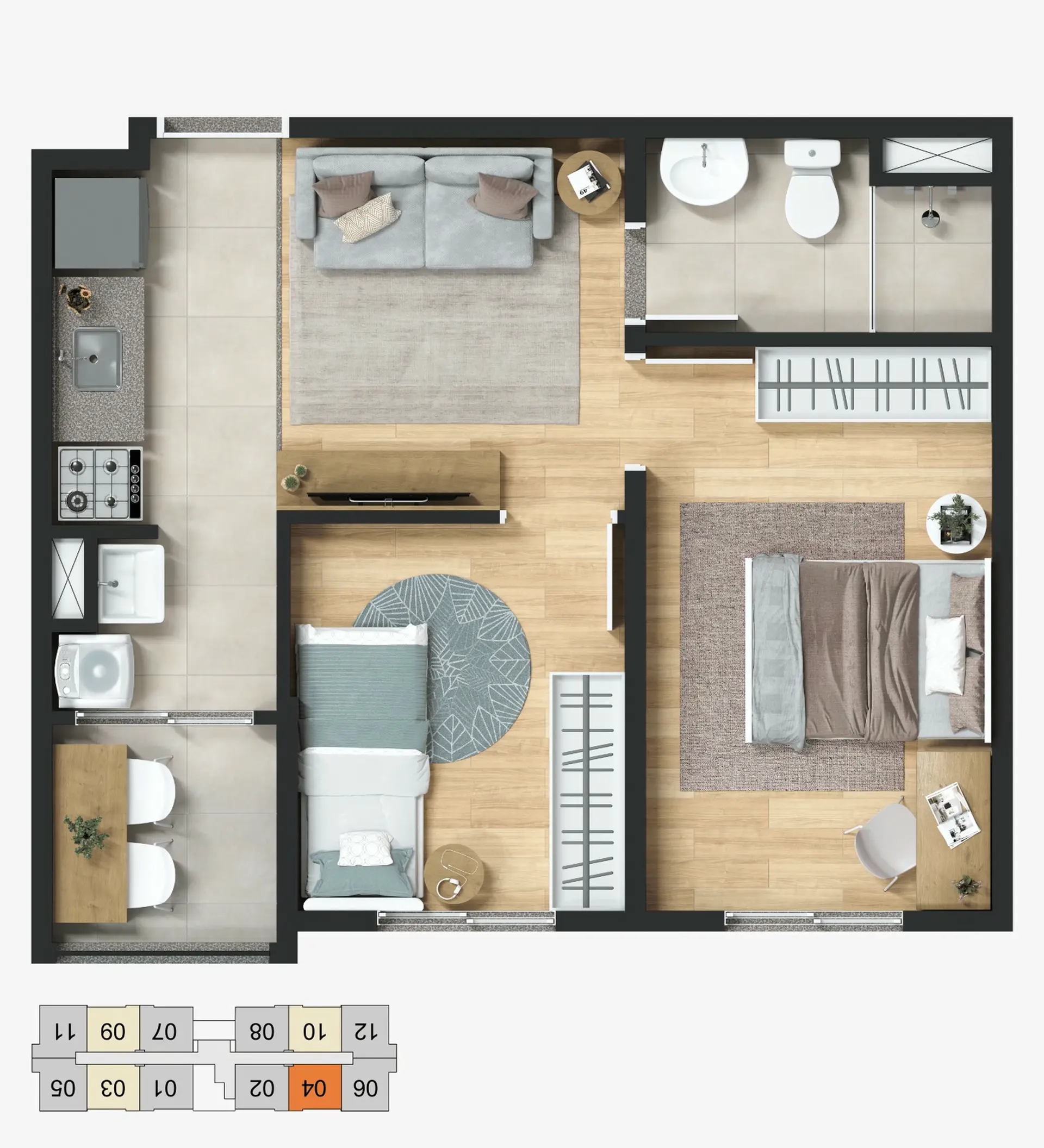 Planta 3 – Castelo Butantã