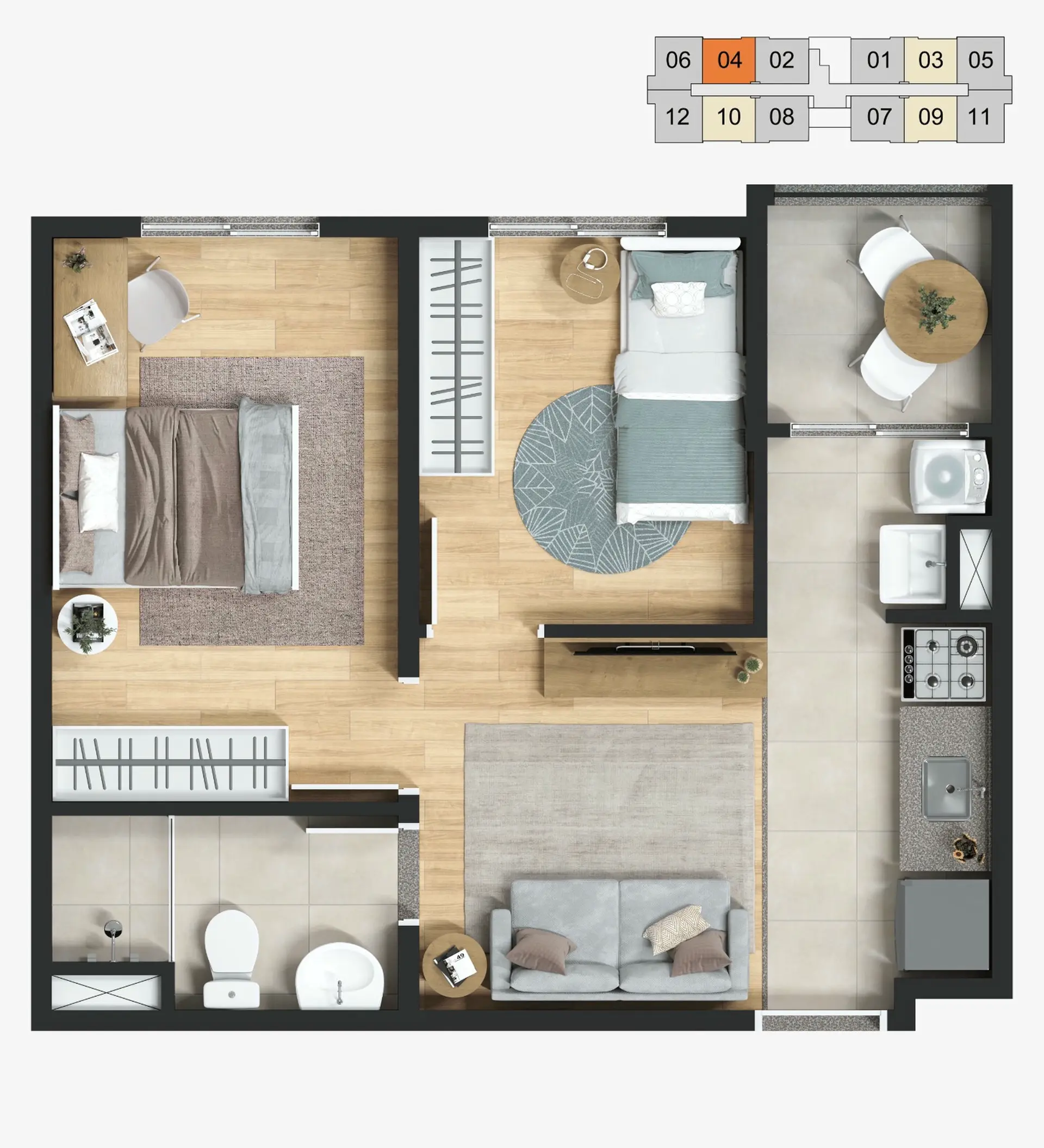 Planta 2 – Castelo Butantã