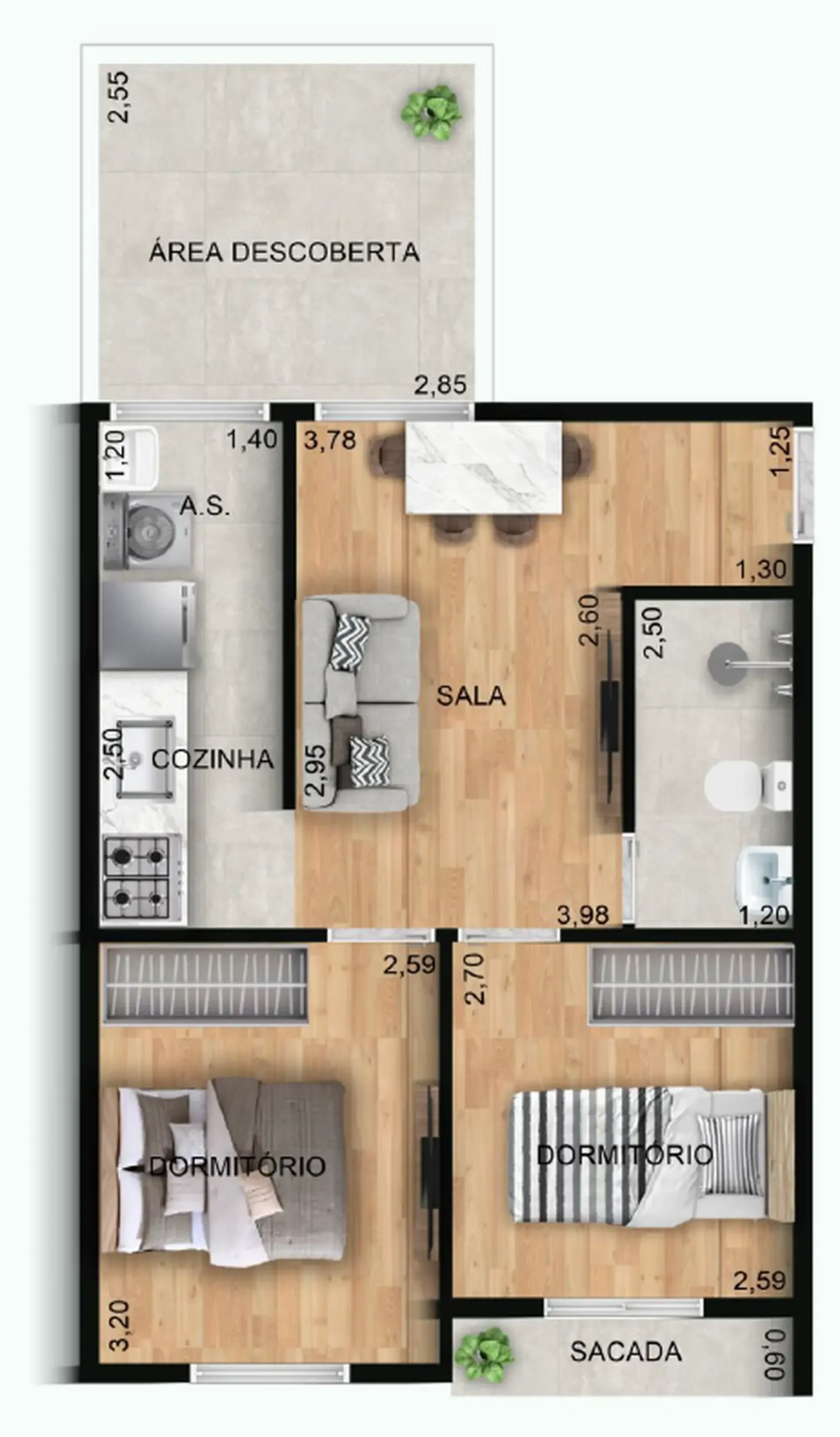 Planta 1 – Catende