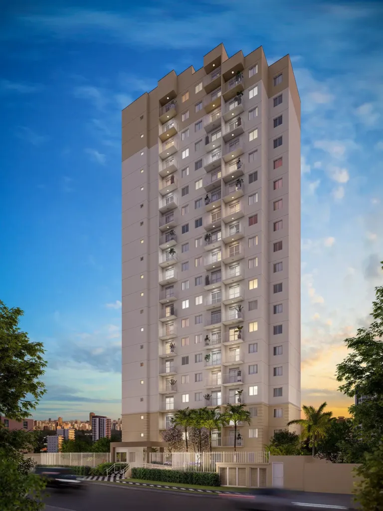 Fachada do empreendimento Centro&Barão de Campinas