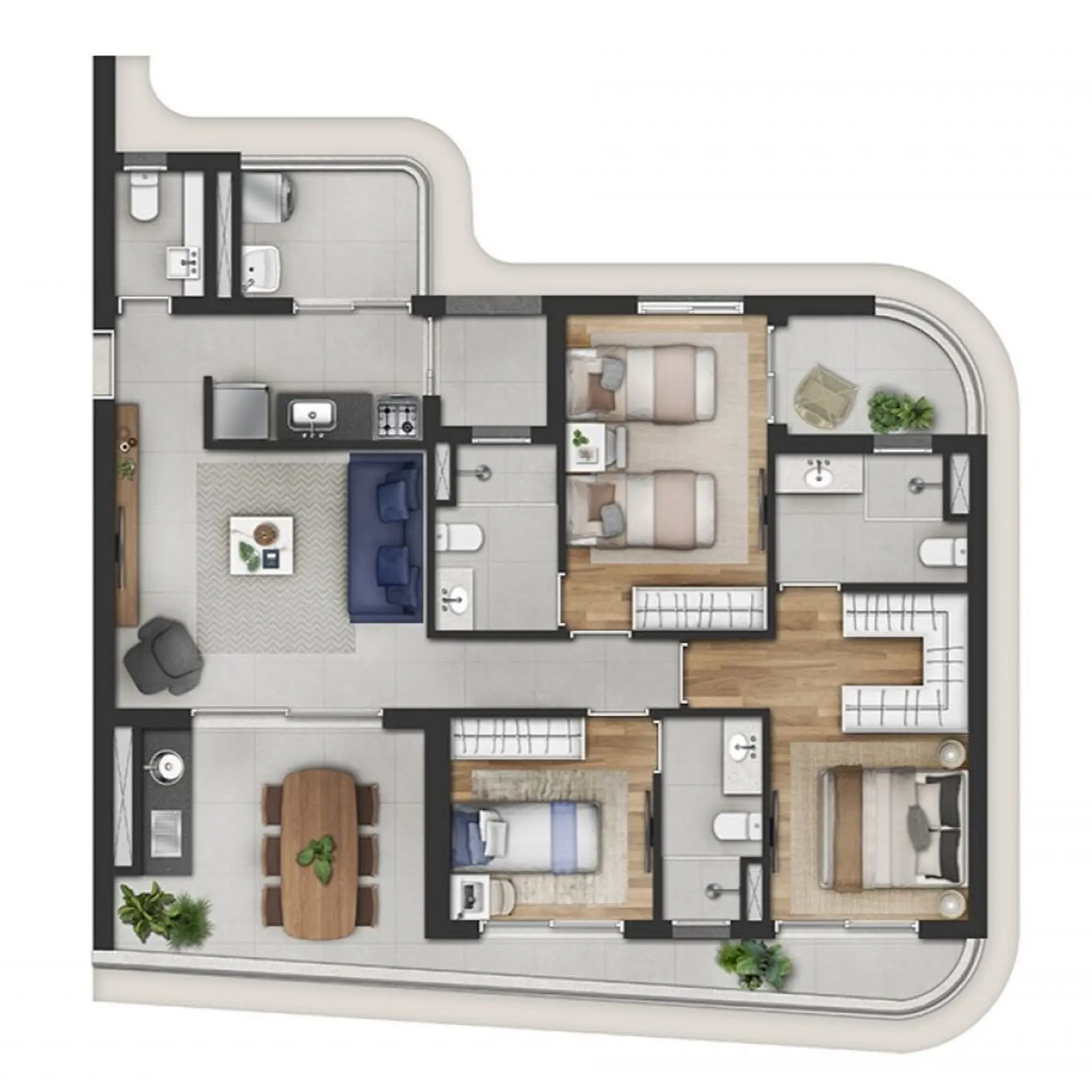 Planta 1 – Cidade Jockey Paris