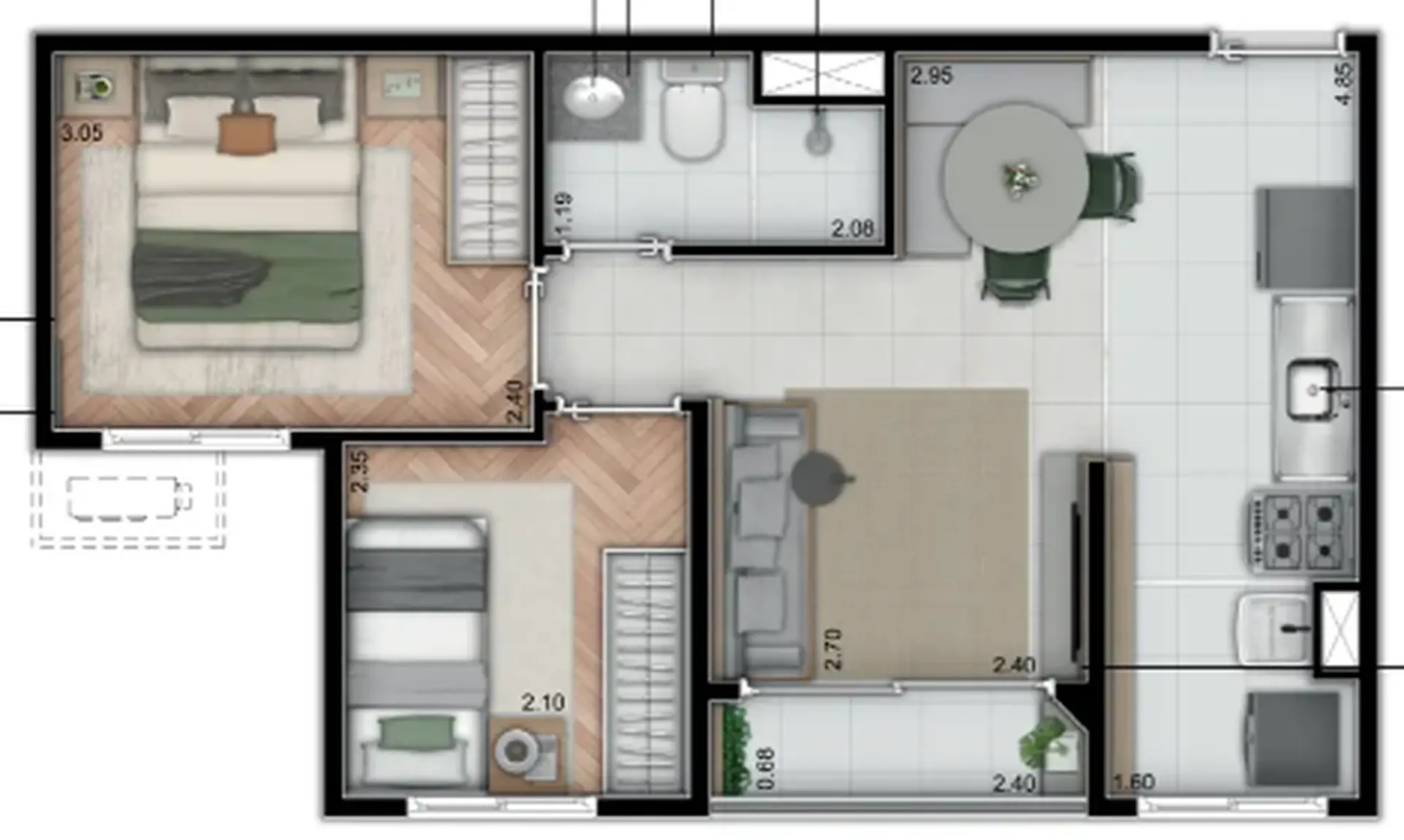 Planta 2 – Concept Barra Funda
