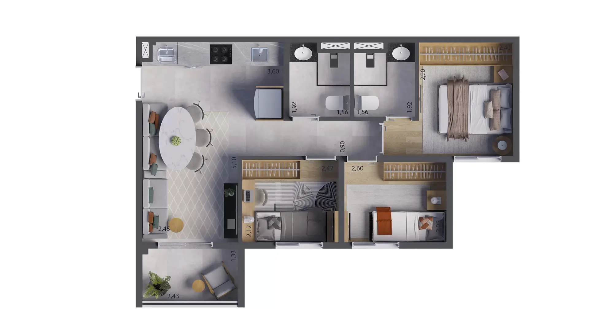 Planta 2 – Connect Estação João Dias