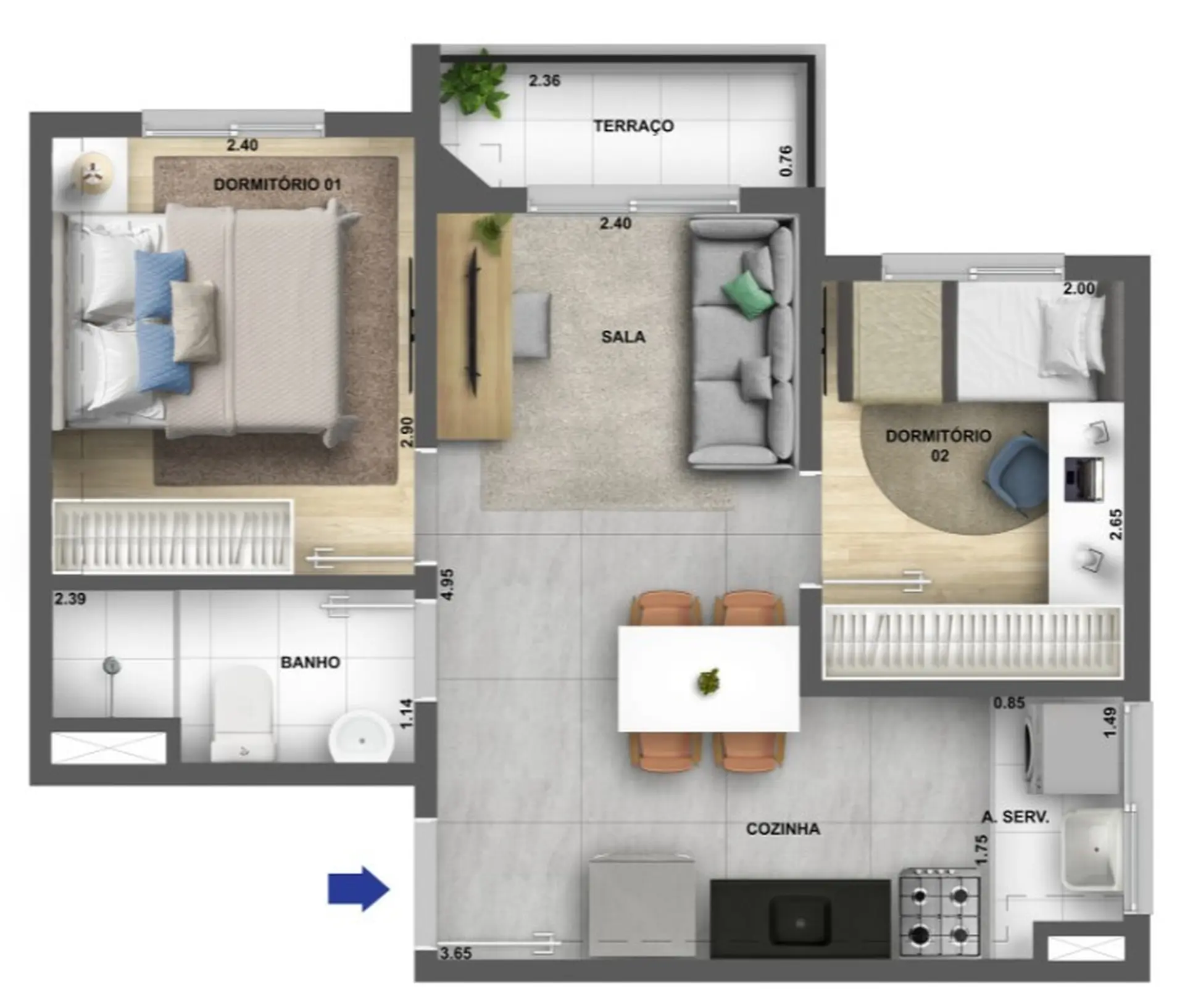 Planta 3 – Dez Butantã
