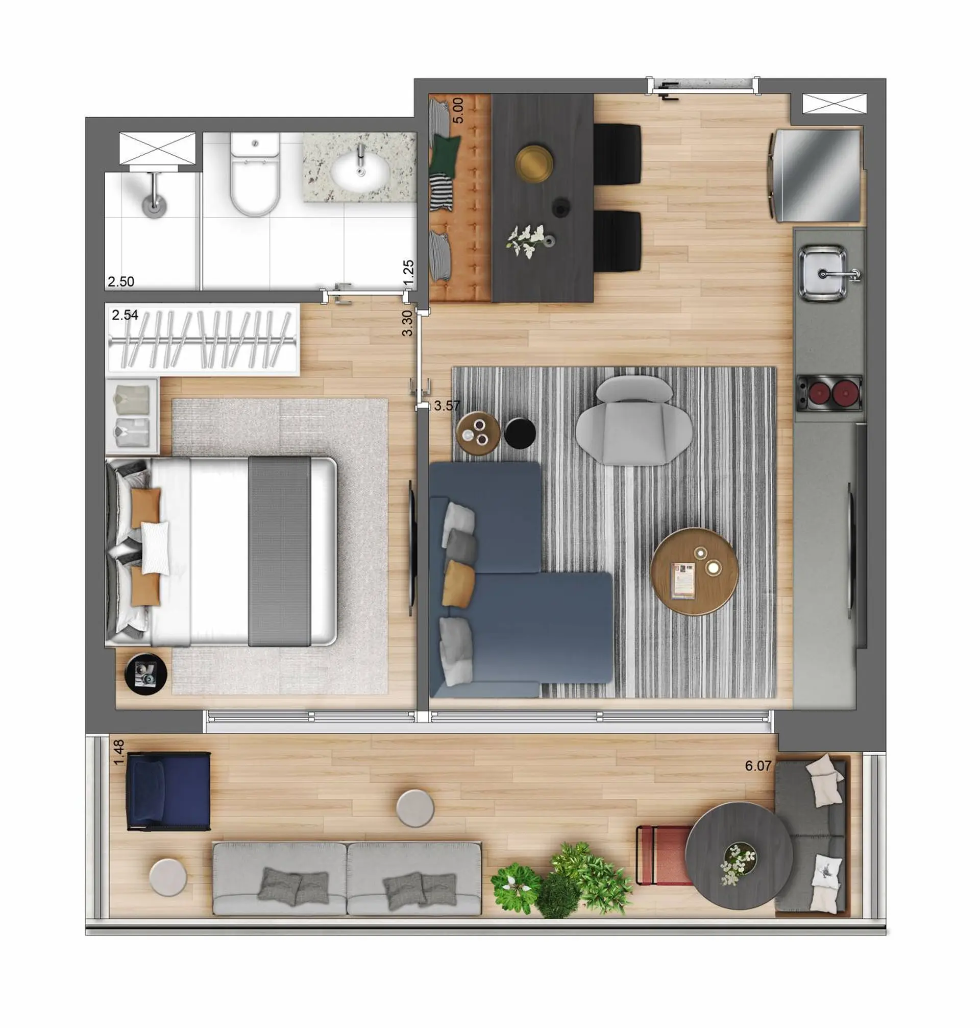 Planta 1 – Downtown Nova República