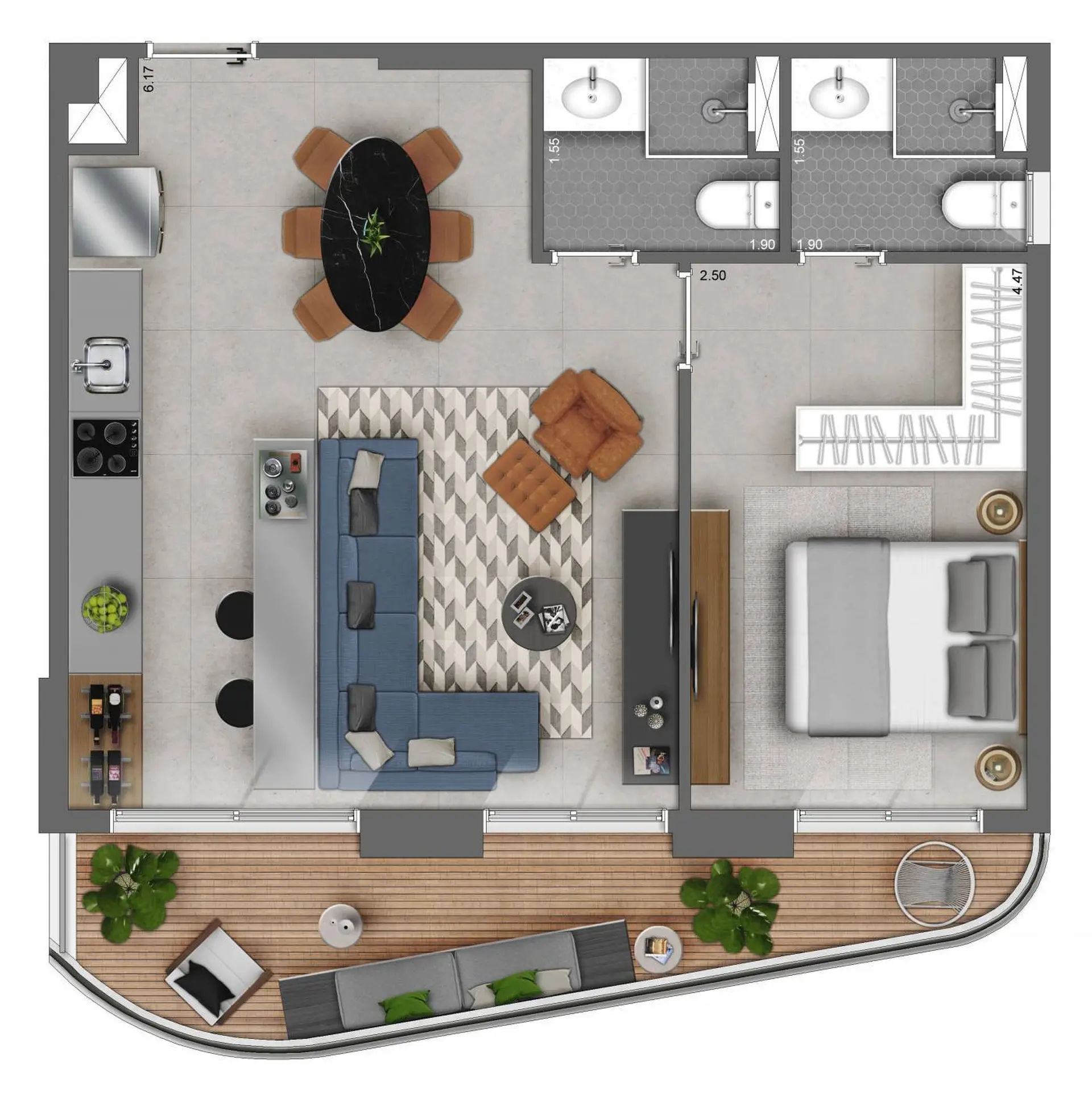 Planta 2 – Downtown Nova República