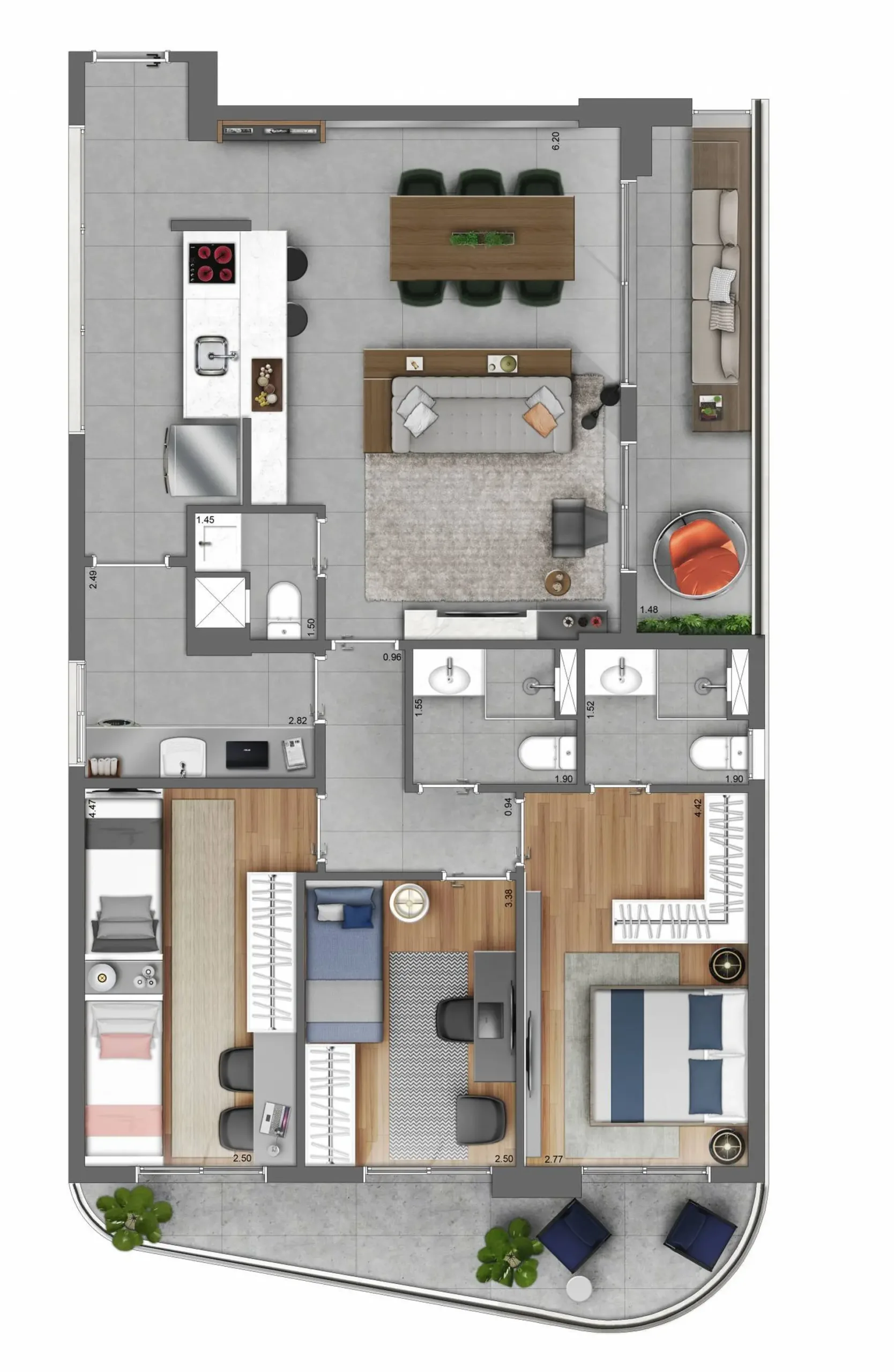 Planta 4 – Downtown Nova República