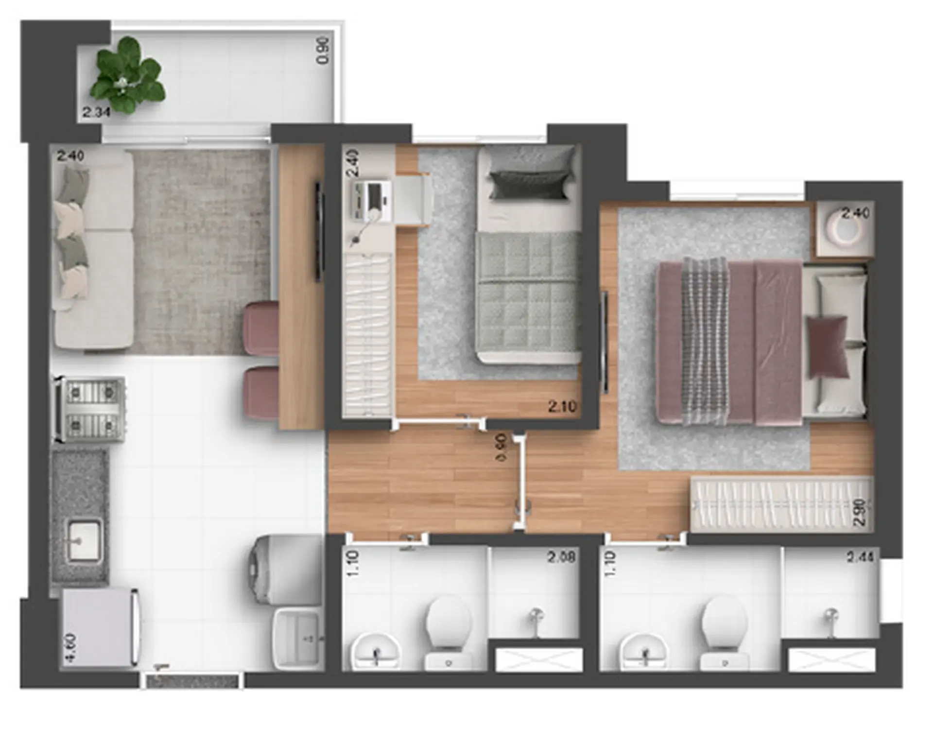 Planta 1 – Elev Butantã