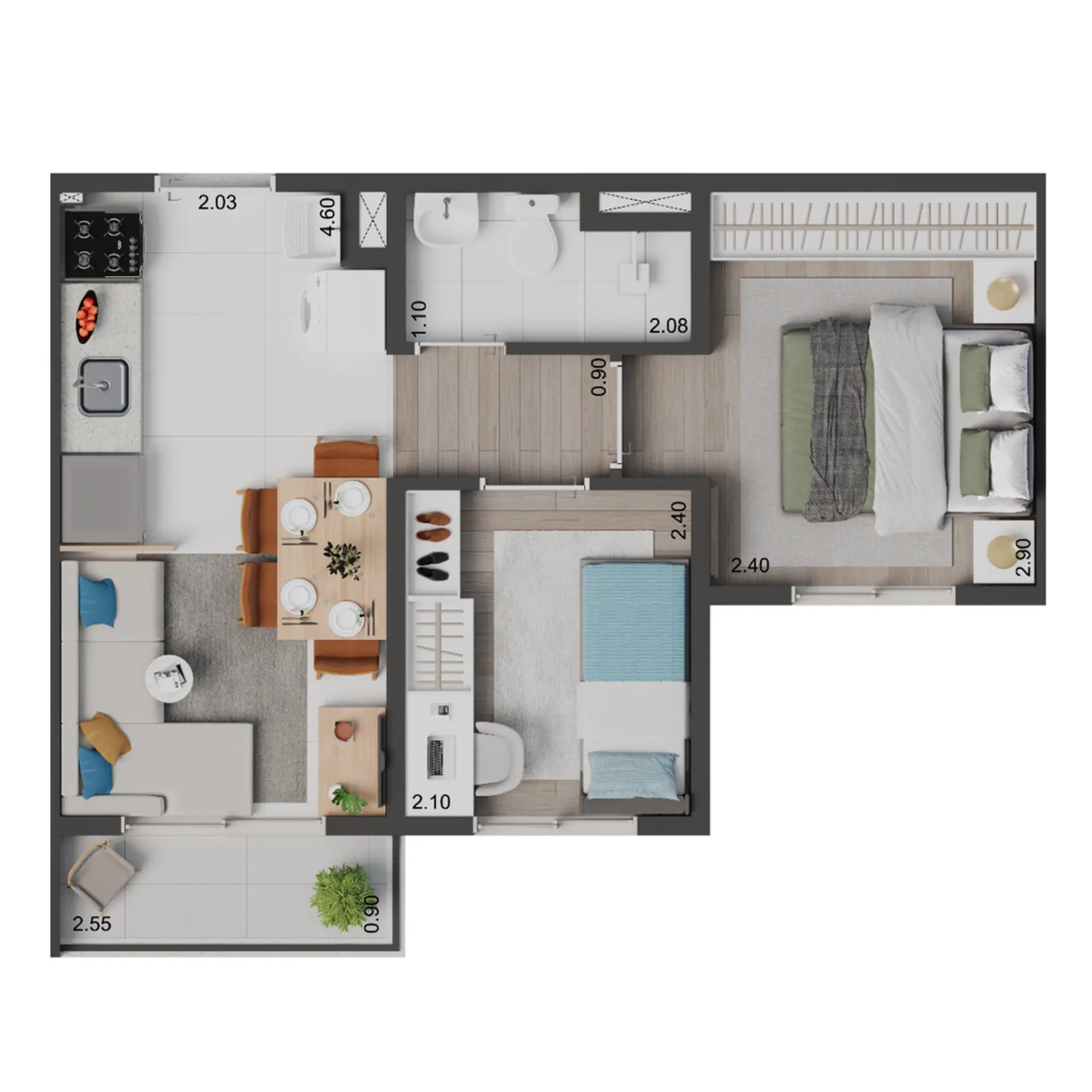 Planta 2 – Elev Park Sacomã