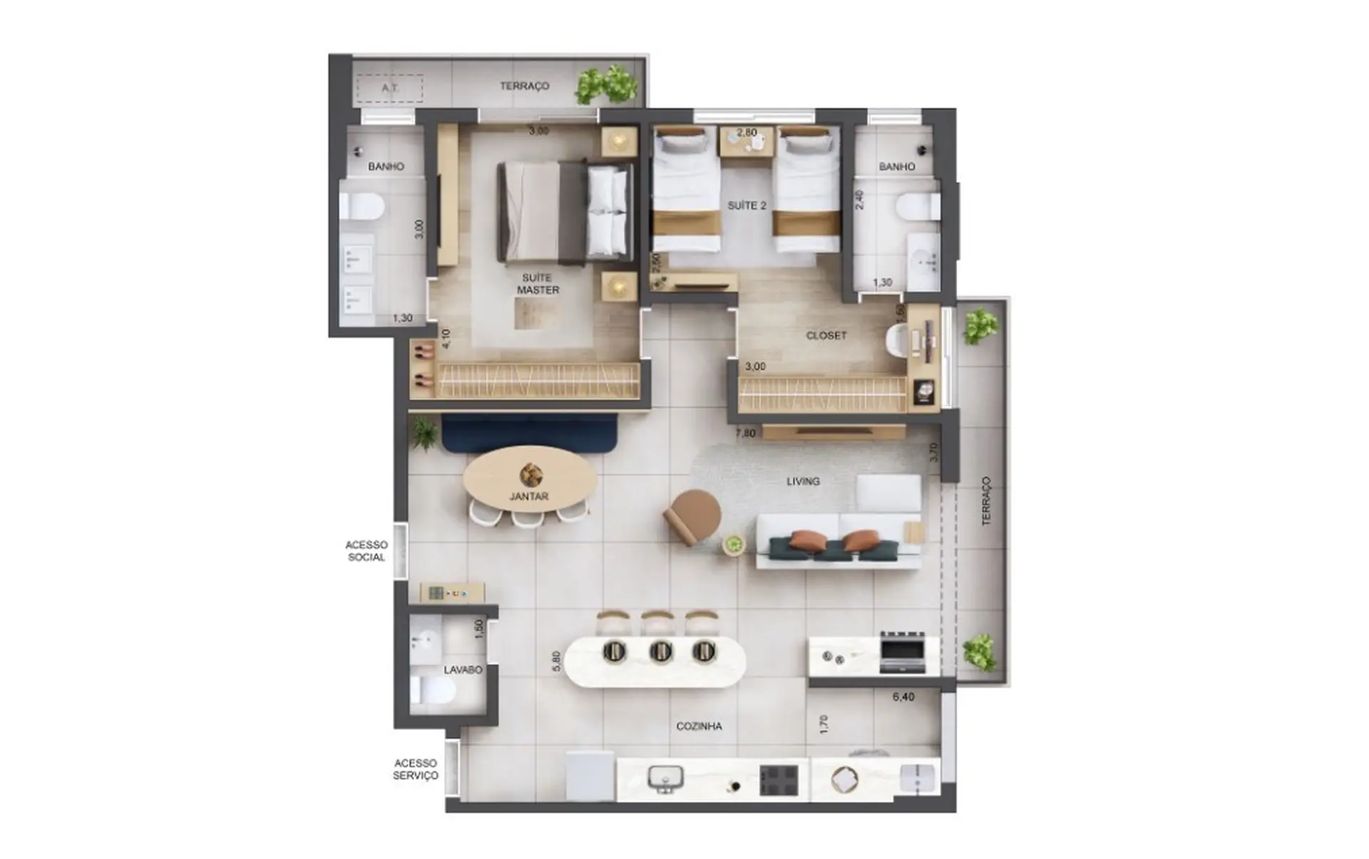 Planta 2 – Excellence Guedala