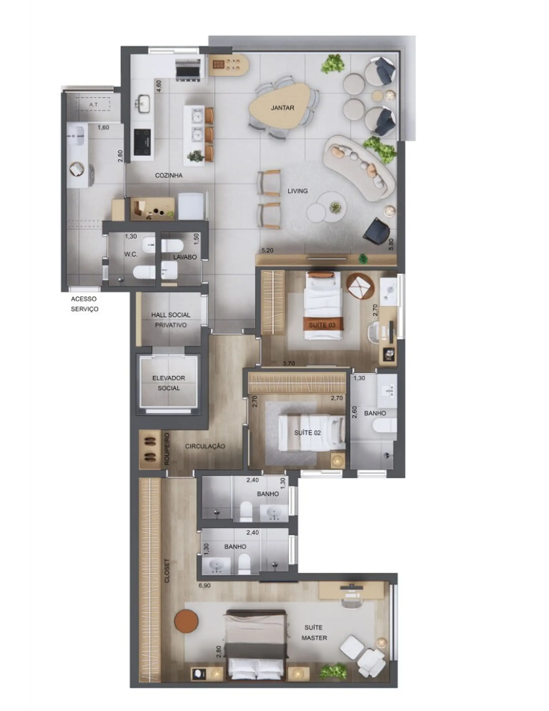 Planta 1 – Excellence Guedala