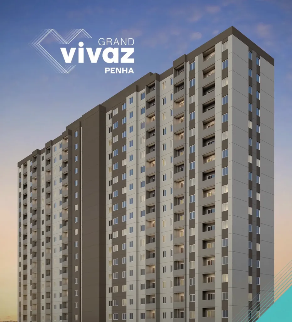Fachada do empreendimento Grand Vivaz Penha