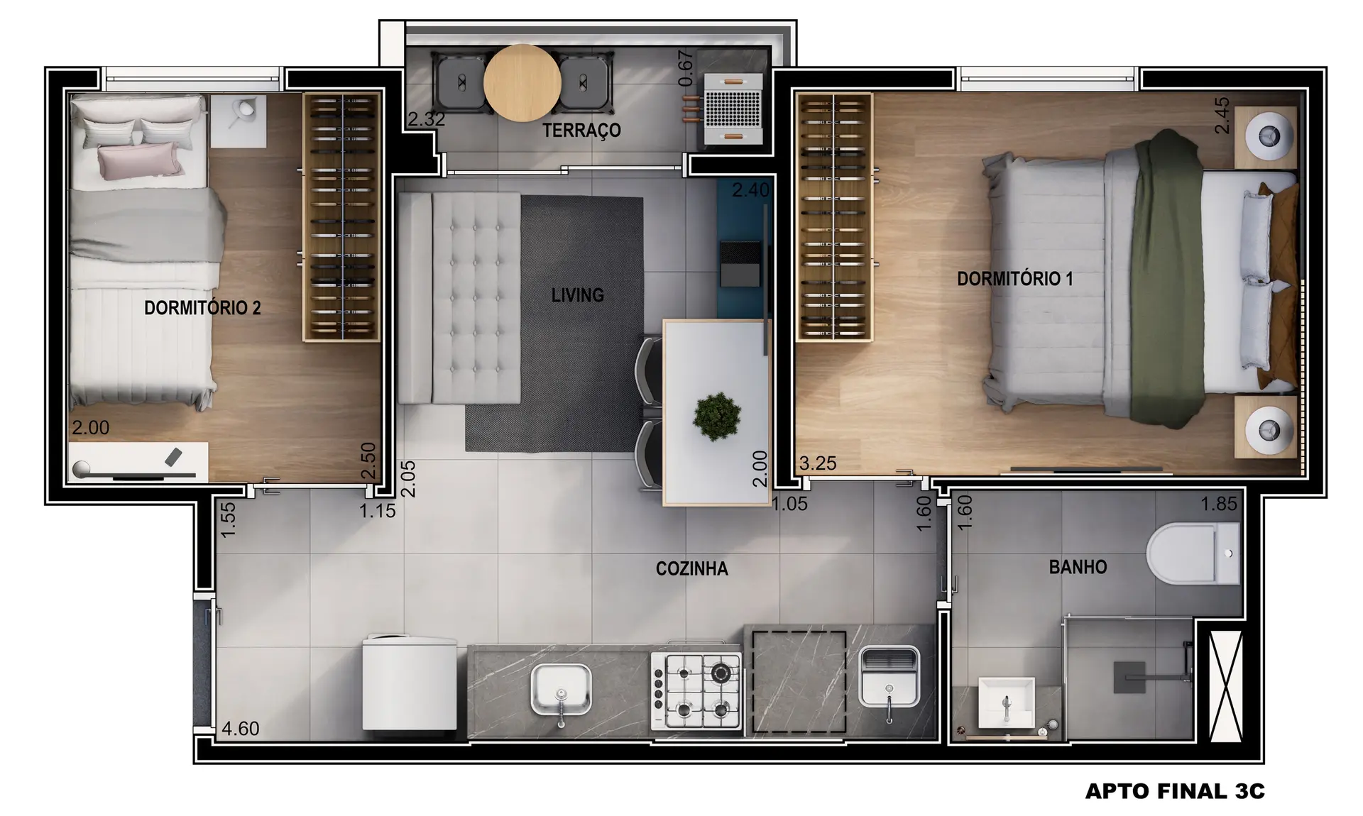 Planta 1 – Haus Alto do Ipiranga