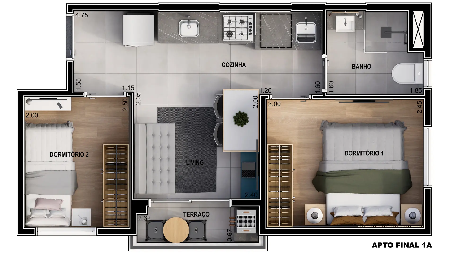 Planta 3 – Haus Alto do Ipiranga