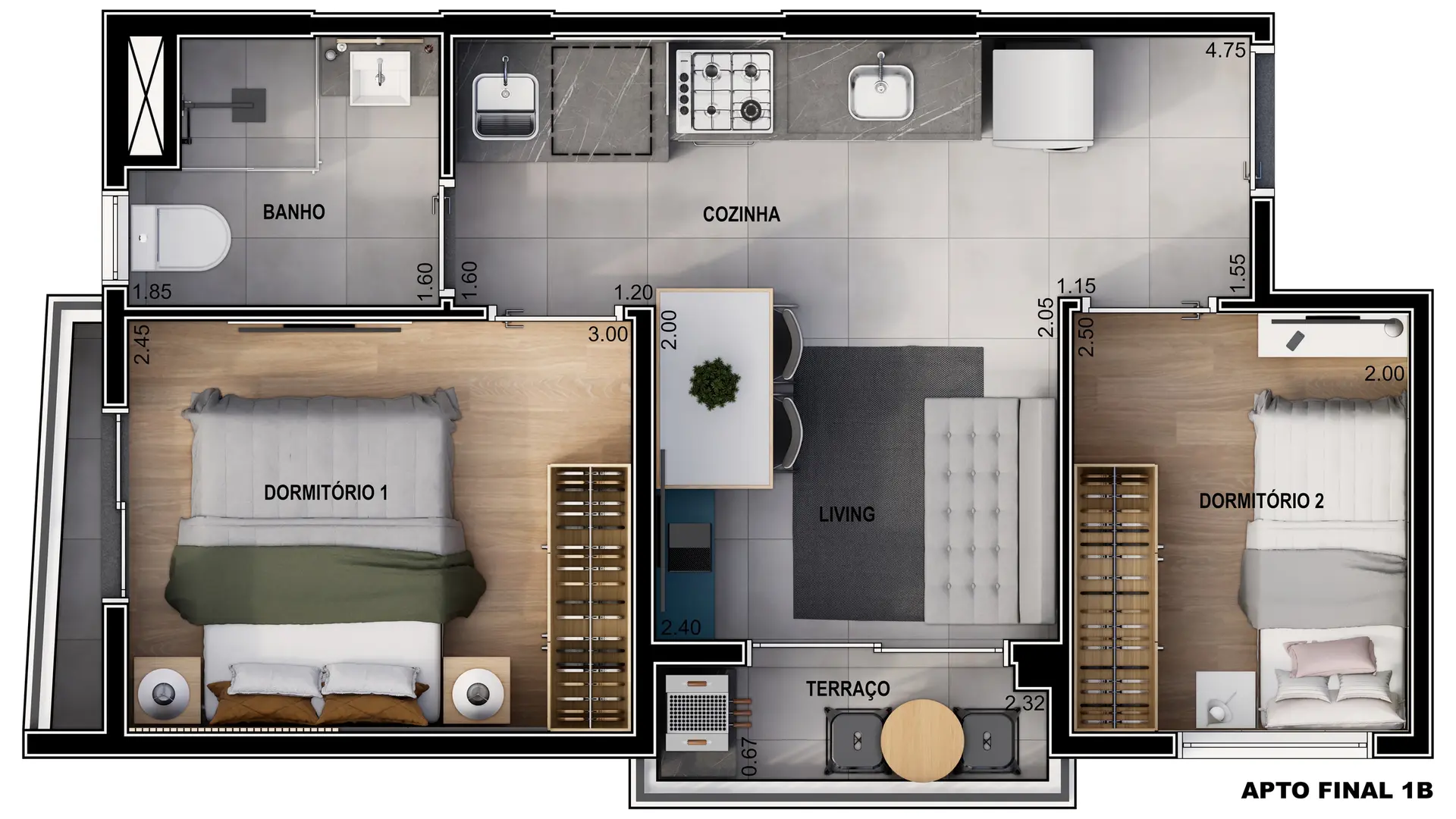 Planta 2 – Haus Alto do Ipiranga