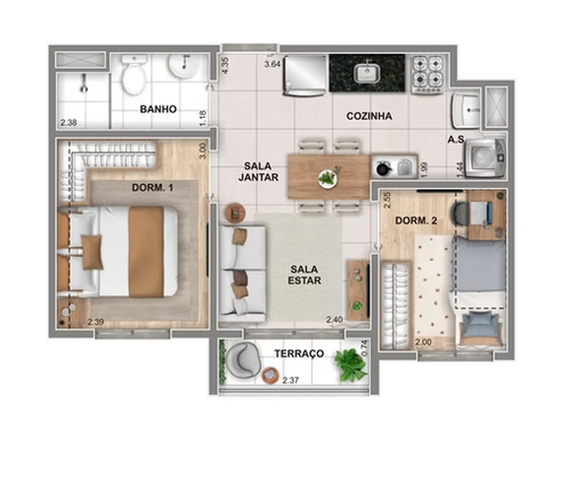 Planta 2 – Home 375