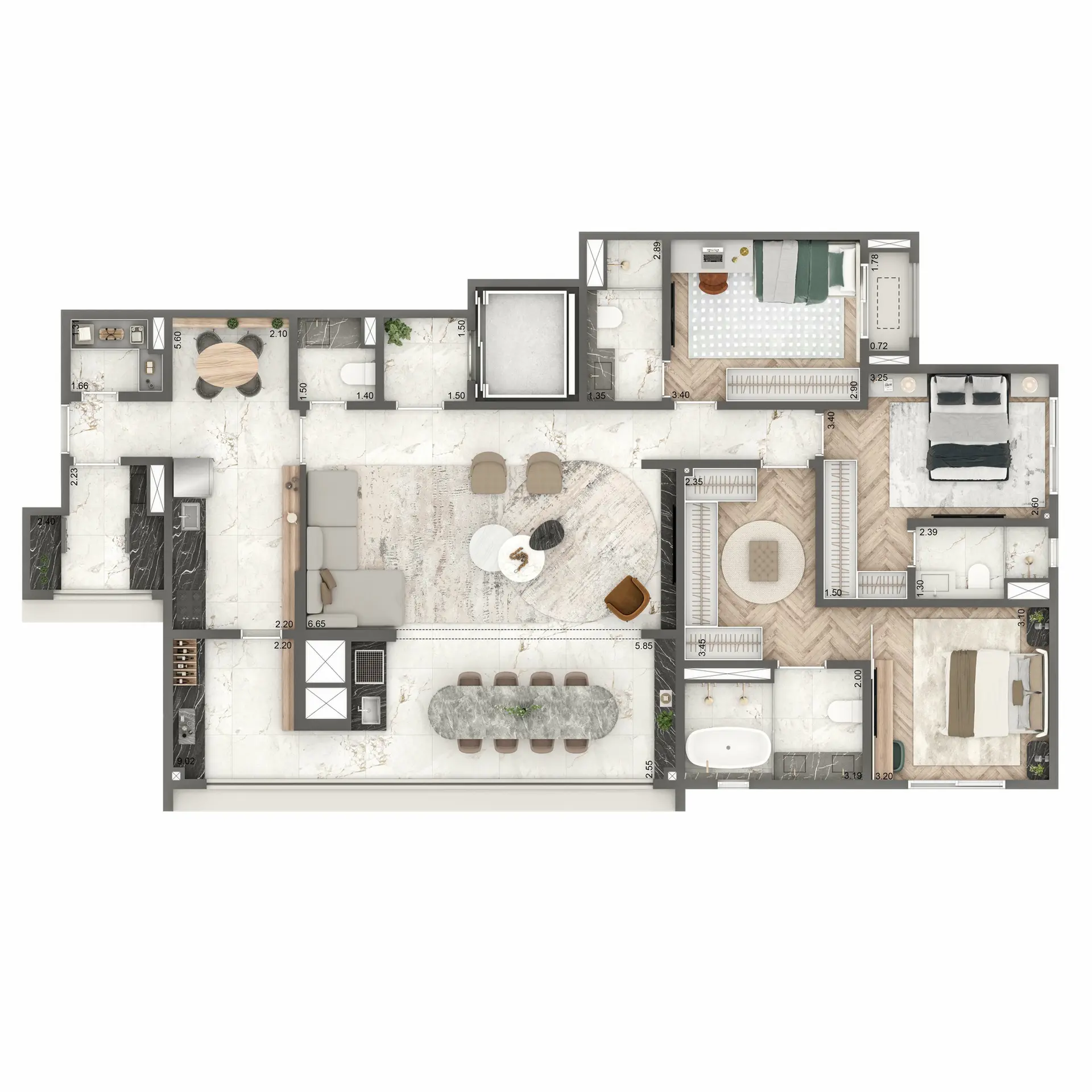 Planta 3 – Home Boutique By Living Campo Belo