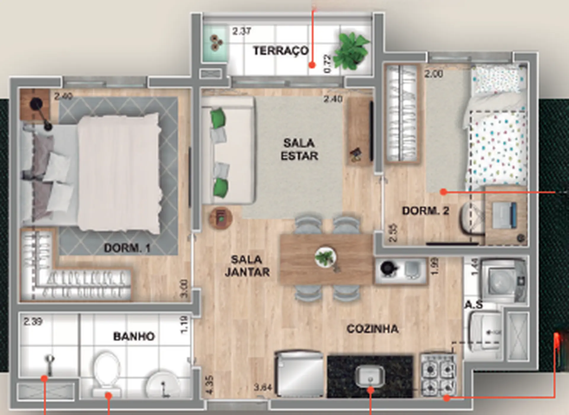 Planta 4 – Home Park Chácara do Jockey