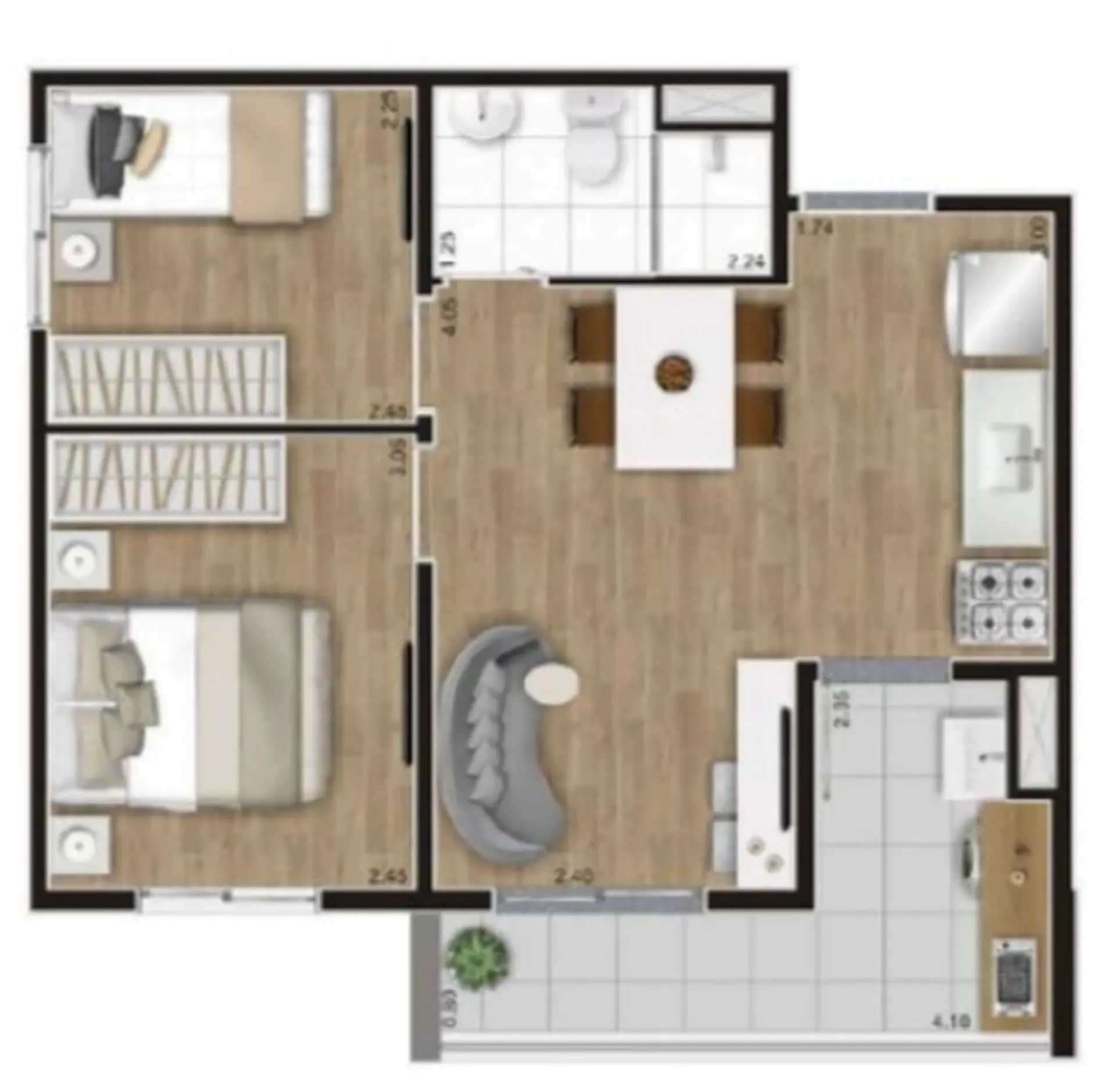 Planta 1 – Inter Kazzas Interlagos