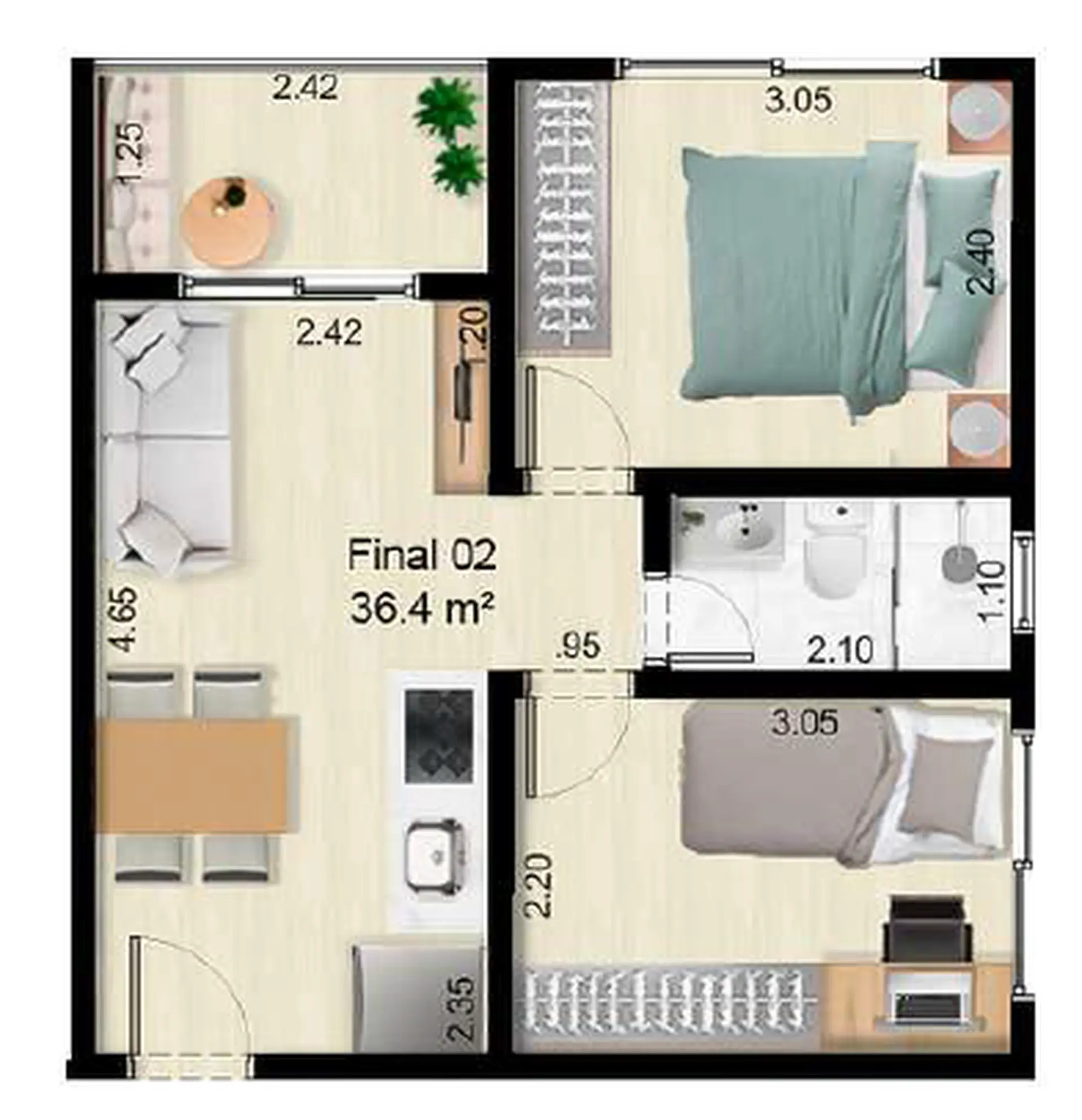 Planta 3 – Ita 591