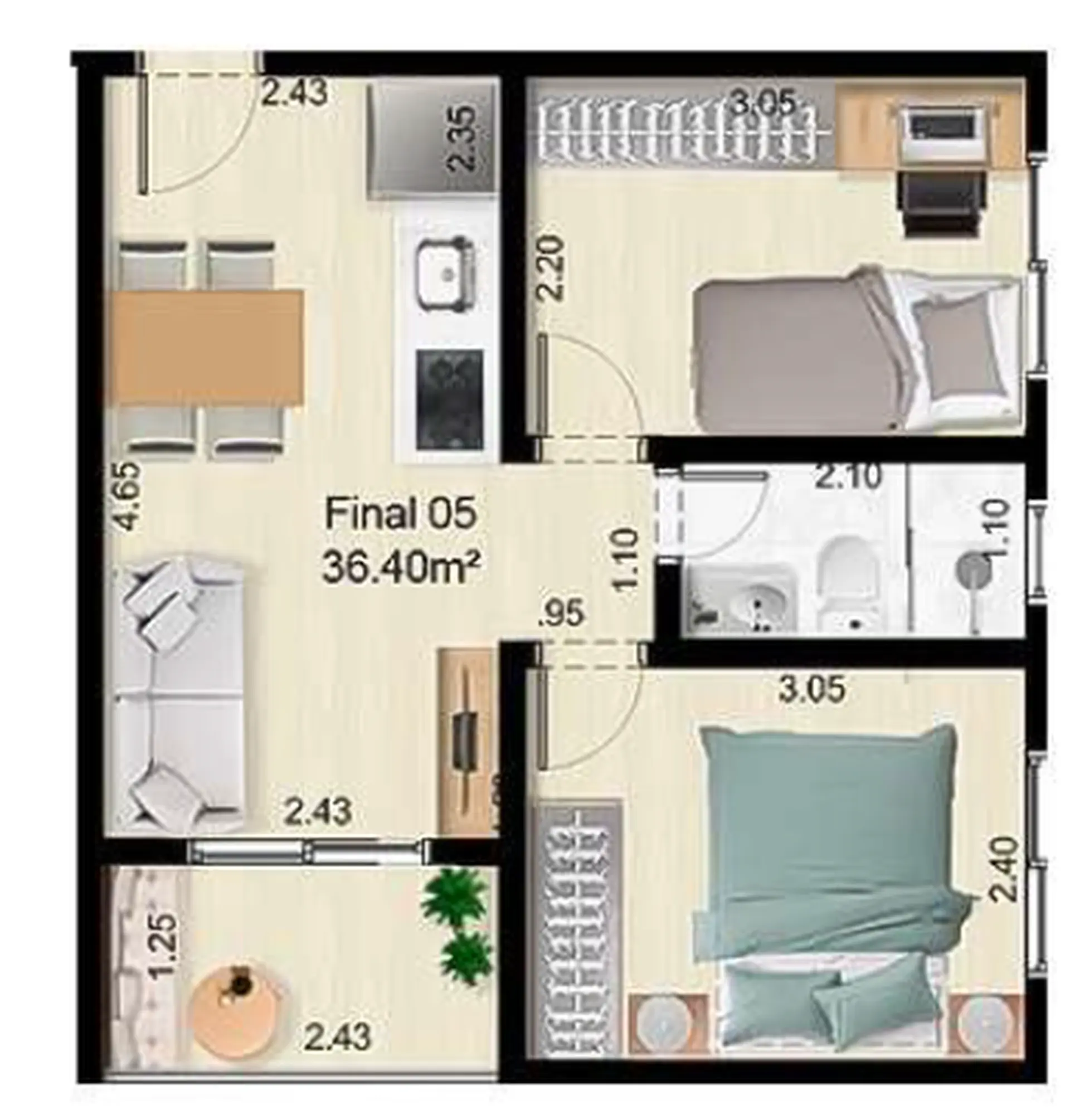 Planta 1 – Ita 591