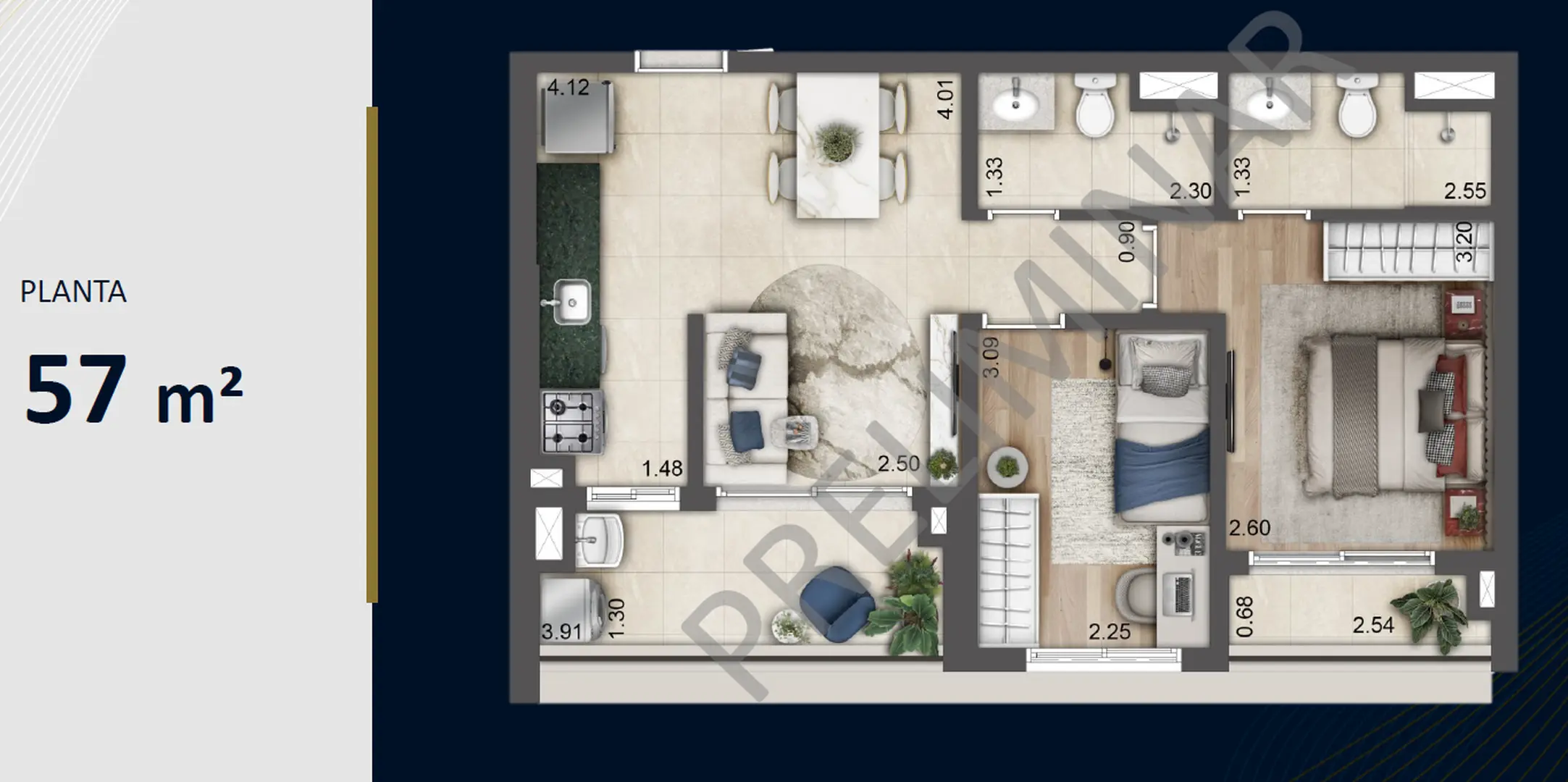 Planta 4 – Jardins da Hípica Apartments – Fase 1