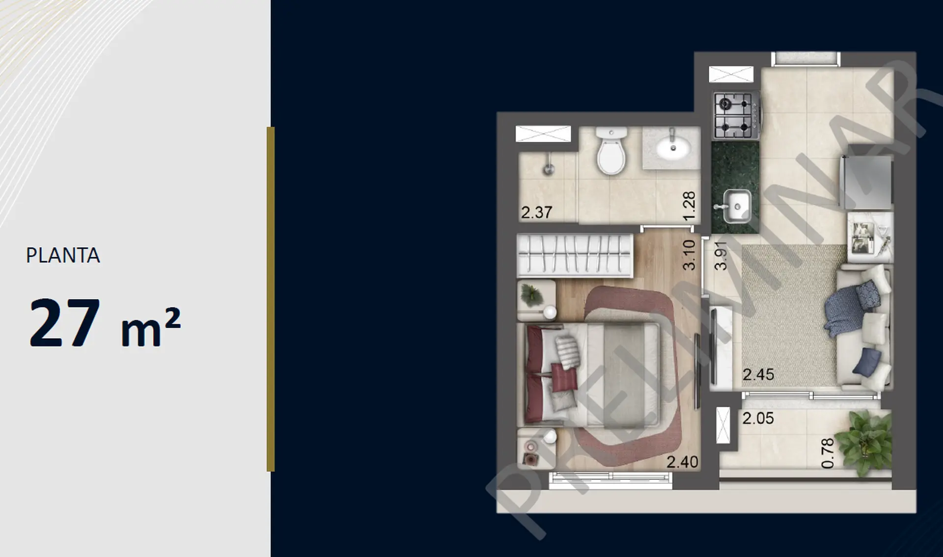 Planta 2 – Jardins da Hípica Apartments – Fase 1