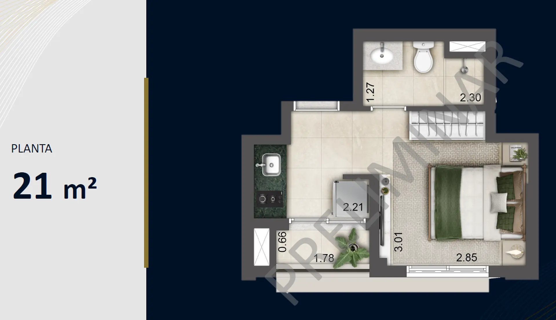 Planta 1 – Jardins da Hípica Apartments – Fase 1