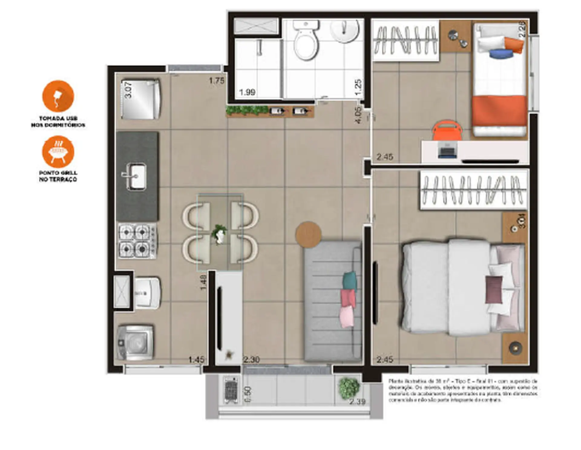Planta 4 – K Centro